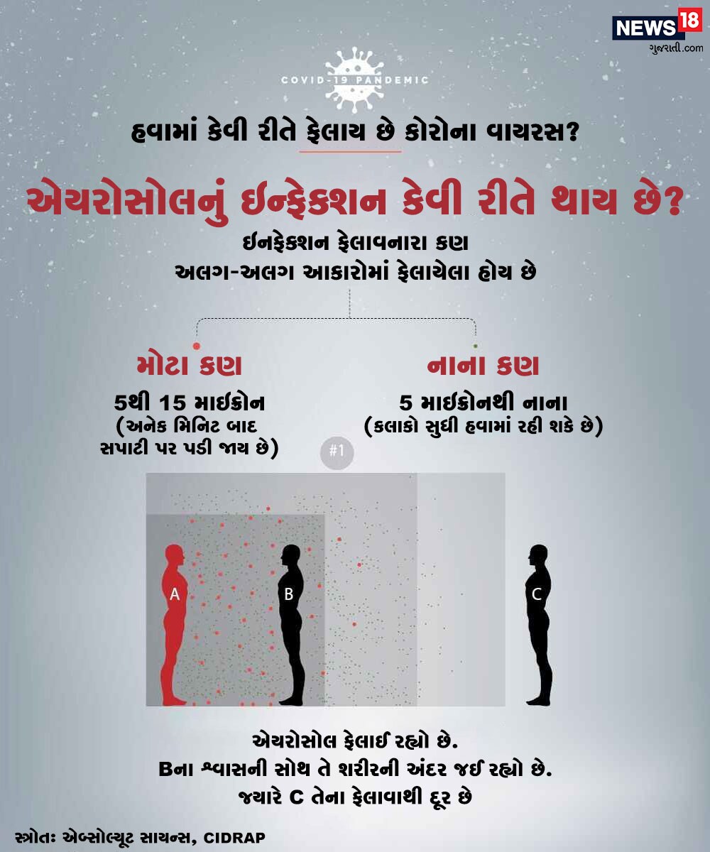 કોરોના વાયરસના બે આકાર હોય છે. મોટા કણ અને નાના કણ. મોટા કણોનો આકાર 5થી 15 માઇક્રોન સુધી હોય છે. જ્યારે નાના કણોનો આકાર 5 માઇક્રોનથી ઓછો હોય છે. કોરોના વાયરસના બે આકાર હોય છે. મોટા કણ અને નાના કણ. મોટા કણોનો આકાર 5થી 15 માઇક્રોન સુધી હોય છે. જ્યારે નાના કણોનો આકાર 5 માઇક્રોનથી ઓછો હોય છે.