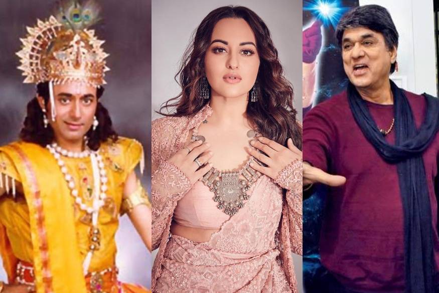 હાલ દૂરદર્શન પર રામાયણ અને મહાભારત જેવા વર્ષો જૂના સીરિયલ રિપિટ આવી રહ્યા છે. અને અત્યારે પણ તેમના પ્રસારણ સાથે જ તે ટીવી પર સુપરહિટ પણ સાબિત થઇ રહ્યા છે. જો કે મહાભારતમાં ભીષ્મ પિતામહની ભૂમિકા ભજવનાર એક્ટર મુકેશ ખન્નાએ એક્ટ્રેસ સોનાક્ષી સિંહાના રામાયણ જ્ઞાન પર તેની મજાક ઉડાવી છે. જે પર તે જ સીરિયલમાં કૃષ્ણની ભૂમિકા ભજવનાર નિતેશ ભારદ્વાજે કહ્યું કે જો મોટા લોકોને માન જોઇએ છે તો તેમને એ પ્રકાર જ પોતાનો આચાર-વિચાર રાખવો જોઇએ. હાલ દૂરદર્શન પર રામાયણ અને મહાભારત જેવા વર્ષો જૂના સીરિયલ રિપિટ આવી રહ્યા છે. અને અત્યારે પણ તેમના પ્રસારણ સાથે જ તે ટીવી પર સુપરહિટ પણ સાબિત થઇ રહ્યા છે. જો કે મહાભારતમાં ભીષ્મ પિતામહની ભૂમિકા ભજવનાર એક્ટર મુકેશ ખન્નાએ એક્ટ્રેસ સોનાક્ષી સિંહાના રામાયણ જ્ઞાન પર તેની મજાક ઉડાવી છે. જે પર તે જ સીરિયલમાં કૃષ્ણની ભૂમિકા ભજવનાર નિતેશ ભારદ્વાજે કહ્યું કે જો મોટા લોકોને માન જોઇએ છે તો તેમને એ પ્રકાર જ પોતાનો આચાર-વિચાર રાખવો જોઇએ.