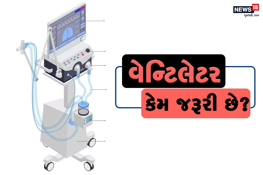 કોરોના વાયરસ (COVID-19)ના સંક્રમણથી બચવા માટે દેશમાં PPE સૂટ અને વેન્ટિલેટર્સ (Ventilators)ની ખૂબ જ જરૂર છે. જાણીએ આ વેન્ટિલેટર મશીન શું હોય છે અને કેમ કોરોના સંક્રમિત દર્દીઓ માટે તે ખૂબ જરૂરી છે.... કોરોના વાયરસ (COVID-19)ના સંક્રમણથી બચવા માટે દેશમાં PPE સૂટ અને વેન્ટિલેટર્સ (Ventilators)ની ખૂબ જ જરૂર છે. જાણીએ આ વેન્ટિલેટર મશીન શું હોય છે અને કેમ કોરોના સંક્રમિત દર્દીઓ માટે તે ખૂબ જરૂરી છે....