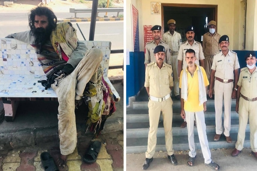 હાર્દિક પટેલ, અરવલ્લી : લોકડાઉન દરમિયાન લોકોની બંધ અવર જવર વચ્ચે માલપુર પોલીસ કોવીડ-19ના બંદોબસ્તમાં વ્યસ્ત છે. ત્યારે સમાજથી વિખુટા પડેલા ભિક્ષુક પર પોલીસની નજર પડી હતી. પીએસઆઈ એન એમ સોલંકીના ધ્યાને આ બાબત આવતા તેમને ભિક્ષુકને પોલીસ મથકે લાવ્યા હતા અને તેનું મેકઓવર કરીને સામાન્ય માણસ જેવો બનાવી દીધો હતો. હાર્દિક પટેલ, અરવલ્લી : લોકડાઉન દરમિયાન લોકોની બંધ અવર જવર વચ્ચે માલપુર પોલીસ કોવીડ-19ના બંદોબસ્તમાં વ્યસ્ત છે. ત્યારે સમાજથી વિખુટા પડેલા ભિક્ષુક પર પોલીસની નજર પડી હતી. પીએસઆઈ એન એમ સોલંકીના ધ્યાને આ બાબત આવતા તેમને ભિક્ષુકને પોલીસ મથકે લાવ્યા હતા અને તેનું મેકઓવર કરીને સામાન્ય માણસ જેવો બનાવી દીધો હતો.