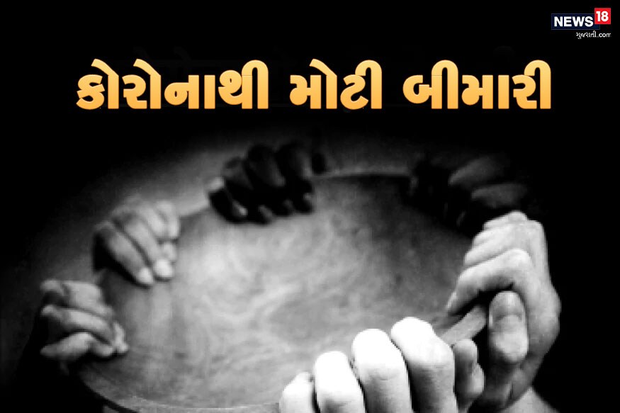 સમગ્ર દુનિયામાં કોરોના વાયરસ (Coronavirus)નો હાહાકાર ફેલાયેલો છે. પરંતુ તેના કારણે વધુ એક સંકટ (Food insecurity) ઊભું થઈ ગયું છે. જે કોવિડ-19થી અનેક ગણું વધારે છે અને કરોડો લોકોને પ્રભાવિત કરનારું છે. જાણો કોરોનાથી મોટી બીમારી કઈ છે....(News18 Creative) સમગ્ર દુનિયામાં કોરોના વાયરસ (Coronavirus)નો હાહાકાર ફેલાયેલો છે. પરંતુ તેના કારણે વધુ એક સંકટ (Food insecurity) ઊભું થઈ ગયું છે. જે કોવિડ-19થી અનેક ગણું વધારે છે અને કરોડો લોકોને પ્રભાવિત કરનારું છે. જાણો કોરોનાથી મોટી બીમારી કઈ છે....(News18 Creative)