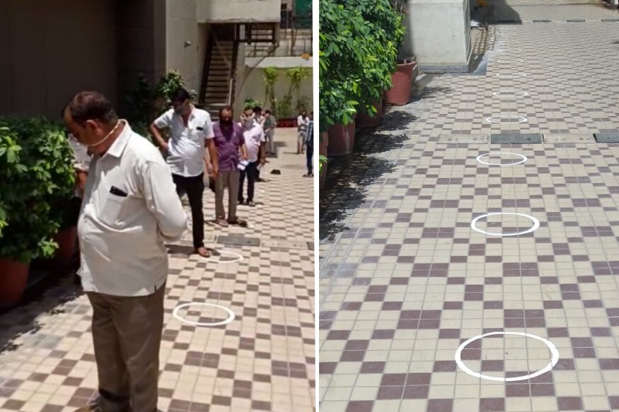 હરીન માત્રાવડિયા, રાજકોટ : આજથી એટલે કે પહેલી જૂન, 2020થી અનલોક 1.0 લાગૂ થયું છે. અનલોક 1 પ્રમાણે રાજ્ય સરકારે મંજૂરી હોય તેવી વાઇનશોપ ખોલવાની મંજૂરી આપી છે. આ દરમિયાન રાજકોટ, સુરત સહિતના શહેરોમાં અધિકૃત વાઇનશોપ પર લોકોએ દારૂ લેવા માટે લાઇનો લગાવી દીધી હતી. રાજકોટ અને સુરતમાં લોકોએ દારૂ લેવા માટે રીતસરની પડાપડી કરી હતી. સુરતમાં તો સોશિયલ ડિસ્ટન્સિંગના પણ લીરેલીરા ઉડ્યા હતા. સૌરાષ્ટ્રનું પાટનગર કહેવાતા રાજકોટમાં સવારથી જ લોકો વાઇનશોપની બહાર લાઇનમાં ગોઠવાઈ ગયા હતા. રાજકોટની ફોર્ચ્યુન હોટેલ, ઇમ્પિરિયલ હોટેલ, ફર્ન હોટેલ, ઢેબર રોડ વન-વે, કે. કે. હોટેલ ખાતે હેલ્થ પરમીટ ધારકો કતારમાં ગોઠવાઇ ગયા હતાં. હરીન માત્રાવડિયા, રાજકોટ : આજથી એટલે કે પહેલી જૂન, 2020થી અનલોક 1.0 લાગૂ થયું છે. અનલોક 1 પ્રમાણે રાજ્ય સરકારે મંજૂરી હોય તેવી વાઇનશોપ ખોલવાની મંજૂરી આપી છે. આ દરમિયાન રાજકોટ, સુરત સહિતના શહેરોમાં અધિકૃત વાઇનશોપ પર લોકોએ દારૂ લેવા માટે લાઇનો લગાવી દીધી હતી. રાજકોટ અને સુરતમાં લોકોએ દારૂ લેવા માટે રીતસરની પડાપડી કરી હતી. સુરતમાં તો સોશિયલ ડિસ્ટન્સિંગના પણ લીરેલીરા ઉડ્યા હતા. સૌરાષ્ટ્રનું પાટનગર કહેવાતા રાજકોટમાં સવારથી જ લોકો વાઇનશોપની બહાર લાઇનમાં ગોઠવાઈ ગયા હતા. રાજકોટની ફોર્ચ્યુન હોટેલ, ઇમ્પિરિયલ હોટેલ, ફર્ન હોટેલ, ઢેબર રોડ વન-વે, કે. કે. હોટેલ ખાતે હેલ્થ પરમીટ ધારકો કતારમાં ગોઠવાઇ ગયા હતાં.