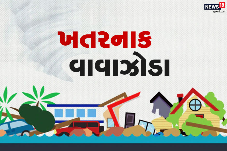 પહેલા અમ્ફાન (Super Cyclone Amphan) અને હવે નિસર્ગ વાવાઝોડું (Nisaraga Cyclone). ભારતે થોડાક દિવસની અંદર જ બે વાવાઝોડાનો સામનો કર્યો છે. આવો જાણીએ કે દરિયામાં ઊભા થતાં આ વાવાઝોડા કેટલું નુકસાન વેરી શકે છે. નિસર્ગ વાવાઝોડાની દિશા પહેલા ગુજરાતના દરિયાકાંઠા તરફ હતી. પરંતુ બાદમાં તેની દિશા બદલાતાં તે મહારાષ્ટ્રમાં મુંબઈ પાસેથી બુધવાર પસાર થયું હતું. જયારે વાવાઝોડું જમીન સાથે સંપર્કમાં આવ્યું ત્યારે તે નબળું પડી જવાના કારણે ઓછું નુકસાન વેર્યું હતું. જો નિસર્ગ વાવાઝોડું ગુજરાતના કાંઠે ટકરાત તો કેટલું નુકસાન થાત તે જાણીએ...(News18 Creative) પહેલા અમ્ફાન (Super Cyclone Amphan) અને હવે નિસર્ગ વાવાઝોડું (Nisaraga Cyclone). ભારતે થોડાક દિવસની અંદર જ બે વાવાઝોડાનો સામનો કર્યો છે. આવો જાણીએ કે દરિયામાં ઊભા થતાં આ વાવાઝોડા કેટલું નુકસાન વેરી શકે છે. નિસર્ગ વાવાઝોડાની દિશા પહેલા ગુજરાતના દરિયાકાંઠા તરફ હતી. પરંતુ બાદમાં તેની દિશા બદલાતાં તે મહારાષ્ટ્રમાં મુંબઈ પાસેથી બુધવાર પસાર થયું હતું. જયારે વાવાઝોડું જમીન સાથે સંપર્કમાં આવ્યું ત્યારે તે નબળું પડી જવાના કારણે ઓછું નુકસાન વેર્યું હતું. જો નિસર્ગ વાવાઝોડું ગુજરાતના કાંઠે ટકરાત તો કેટલું નુકસાન થાત તે જાણીએ...(News18 Creative)