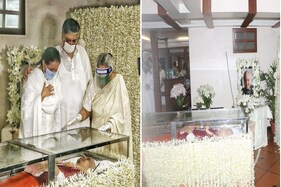 PHOTOS: પંડિત જસરાજનાં અંતિમ દર્શન માટે ઉમટ્યા પરિવારજનો અને નજીકનાં સંબંધીઓ