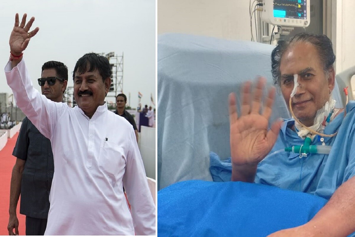 અમદાવાદ : ગુજરાત કૉંગ્રેસના વરિષ્ઠ નેતા ભરતસિંહ સોલંકી છેલ્લા 55 દિવસથી કોરોના વાયરસની સારવાર લઇ રહ્યા છે. ત્યારે ભરતસિંહ સોલંકીની હૉસ્પિટલની એક તસવીર ઘણી જ વાયરલ થઇ રહી છે. જેમાં તેમનું વજન ઘણું જ ઉતરી ગયુ હોય તેવુ લાગી રહ્યું છે. પહેલી નજરમાં તેમને કોઇપણ ઓળખી ન શકે તેવી તેમની હાલત થઇ ગઇ છે. હાલ તેઓ અમદાવાદની સીમ્સ હૉસ્પિટલમાં સારવાર લઇ રહ્યાં છે. નોંધનીય છે કે, ભરતસિંહ સોલંકીનો 23 જૂને કોરોન રિપોર્ટ પોઝિટિવ આવ્યો હતો. અમદાવાદ : ગુજરાત કૉંગ્રેસના વરિષ્ઠ નેતા ભરતસિંહ સોલંકી છેલ્લા 55 દિવસથી કોરોના વાયરસની સારવાર લઇ રહ્યા છે. ત્યારે ભરતસિંહ સોલંકીની હૉસ્પિટલની એક તસવીર ઘણી જ વાયરલ થઇ રહી છે. જેમાં તેમનું વજન ઘણું જ ઉતરી ગયુ હોય તેવુ લાગી રહ્યું છે. પહેલી નજરમાં તેમને કોઇપણ ઓળખી ન શકે તેવી તેમની હાલત થઇ ગઇ છે. હાલ તેઓ અમદાવાદની સીમ્સ હૉસ્પિટલમાં સારવાર લઇ રહ્યાં છે. નોંધનીય છે કે, ભરતસિંહ સોલંકીનો 23 જૂને કોરોન રિપોર્ટ પોઝિટિવ આવ્યો હતો.