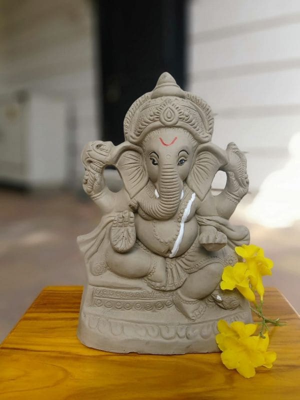 જાતે બનાવેલી મૂર્તિ - પોતાની જાતે ગણેશજીની એક મુર્તિ બનાવવી જોઇએ, પરંતુ ધ્યાન રહે કે તેમા શુદ્વ પદાર્થોનો જ ઉપયોગ કરવા જોઇએ. તેને ઘરના પૂજા સ્થળ પર બિરાજમાન કરો અને નિયમિત પૂજા કરો. આવું કરવાથી દરેક પ્રકારના કષ્ટ નાશ પામે છે. જાતે બનાવેલી મૂર્તિ - પોતાની જાતે ગણેશજીની એક મુર્તિ બનાવવી જોઇએ, પરંતુ ધ્યાન રહે કે તેમા શુદ્વ પદાર્થોનો જ ઉપયોગ કરવા જોઇએ. તેને ઘરના પૂજા સ્થળ પર બિરાજમાન કરો અને નિયમિત પૂજા કરો. આવું કરવાથી દરેક પ્રકારના કષ્ટ નાશ પામે છે.