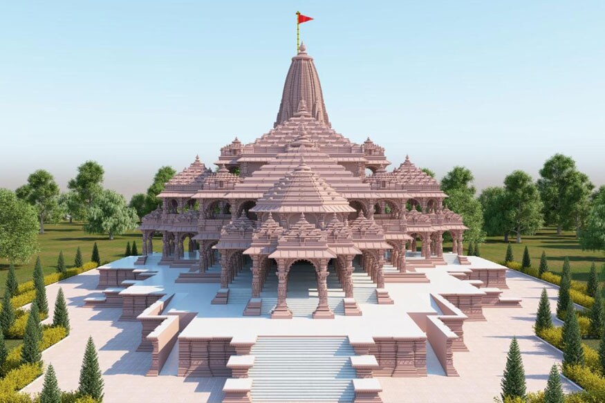 અયોધ્યામાં બુધવારે રામ મંદિરનું ભવ્ય ભૂમિ પૂજન (Ram Mandir Bhumi Poojan) થવા જઈ રહ્યું છે. આ ભૂમિ પૂજનમાં વડાપ્રધાન નરેન્દ્ર મોદી (PM Narendra Modi)ની સાથે તમામ ગણમાન્ય લોકો ઉપસ્થિત રહેશે. આ દરમિયાન નિર્માણથી પહેલા રામ મંદિરના પ્લાનની કેટલીક તસવીરો સામે આવી છે, તેમાં મંદિરની ભવ્યતા અને વિશાળતા જોવા મળી રહી છે. અયોધ્યામાં બુધવારે રામ મંદિરનું ભવ્ય ભૂમિ પૂજન (Ram Mandir Bhumi Poojan) થવા જઈ રહ્યું છે. આ ભૂમિ પૂજનમાં વડાપ્રધાન નરેન્દ્ર મોદી (PM Narendra Modi)ની સાથે તમામ ગણમાન્ય લોકો ઉપસ્થિત રહેશે. આ દરમિયાન નિર્માણથી પહેલા રામ મંદિરના પ્લાનની કેટલીક તસવીરો સામે આવી છે, તેમાં મંદિરની ભવ્યતા અને વિશાળતા જોવા મળી રહી છે.