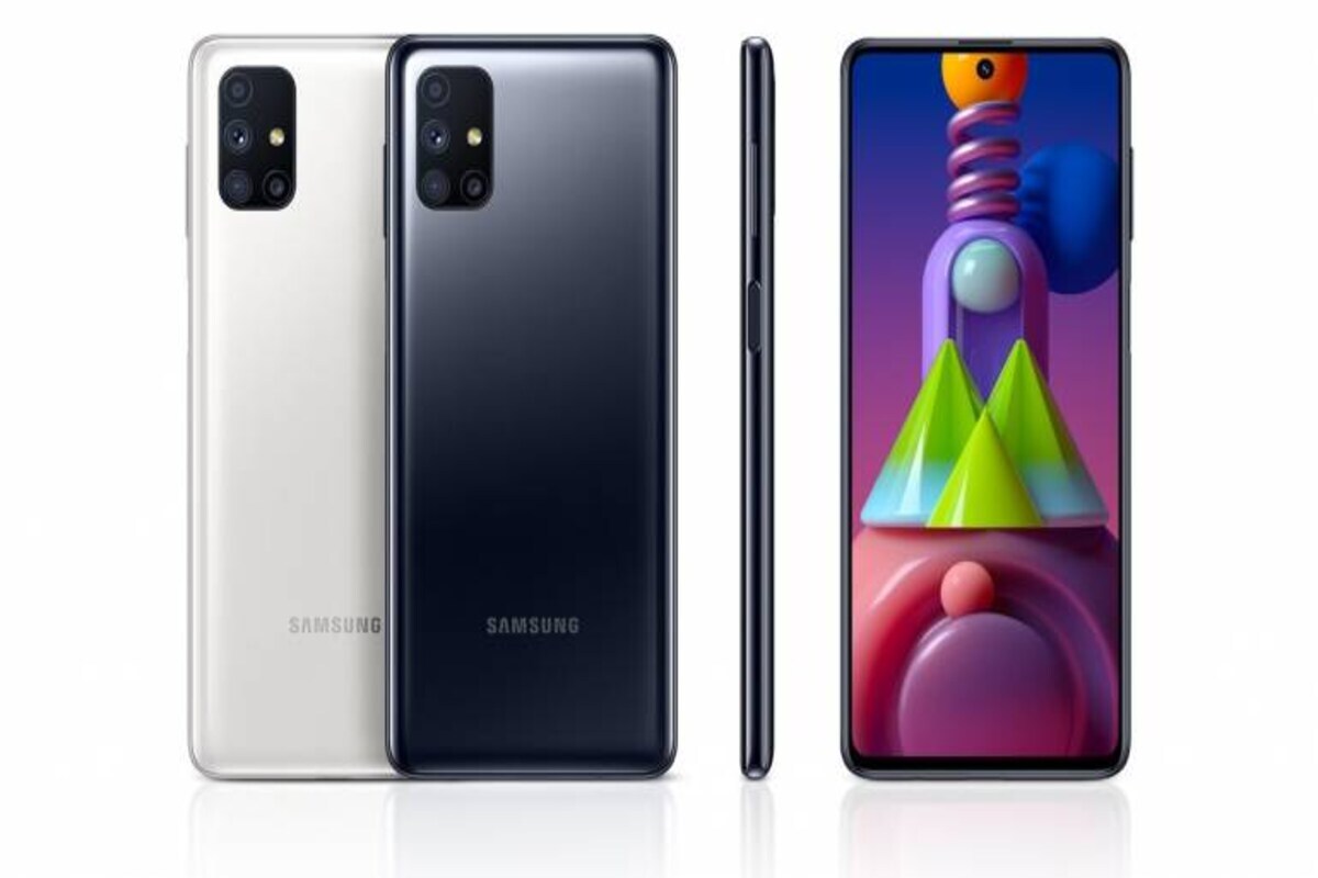 કિંમતની વાત કરીએ તો Samsung Galaxy M51 ભારતમાં બે સ્ટોરેજ મોડેલ સાથે લોન્ચ કરવામાં આવ્યો છે. યુઝર્સ તેને 6GB+8GB મોડલમાં ખરીદી શકે છે. છજીબી માટે કિંમત છે 24,999 રૂપિયા અને 8 જીબીથી +128GB મોડલની કિંમત છે 26,999 રૂપિયા. કિંમતની વાત કરીએ તો Samsung Galaxy M51 ભારતમાં બે સ્ટોરેજ મોડેલ સાથે લોન્ચ કરવામાં આવ્યો છે. યુઝર્સ તેને 6GB+8GB મોડલમાં ખરીદી શકે છે. છજીબી માટે કિંમત છે 24,999 રૂપિયા અને 8 જીબીથી +128GB મોડલની કિંમત છે 26,999 રૂપિયા.