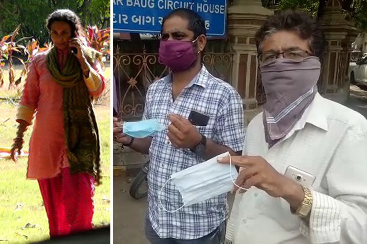 અંકિત પોપટ, રાજકોટ: મંગળવારના રોજ રાજકોટના સર્કિટ હાઉસ (Rajkot Circuit House) ખાતેનો એક વીડિયો વાયરલ થયો હતો. આ વીડિયોમાં રાજ્યના આરોગ્ય અગ્રસચિવ જયંતિ રવિ (Principal Health Secretary Dr Jayanti Ravi) સર્કિટ હાઉસના બગીચામાં ટહેલી રહ્યા હોય તે પ્રકારના દ્રશ્યો સામે આવ્યા હતા. આ દરમિયાન તેઓએ મોઢા પર માસ્ક (Mask) નથી પહેર્યું. આજરોજ રાજકોટ શહેર કૉંગ્રેસ (Congress)ના હોદ્દેદારો તેમજ કાર્યકર્તાઓ જયંતિ રવિને માસ્ક આપવા પહોંચ્યા હતા. આ સમયે પોલીસે કૉગ્રેસના હોદેદારો તેમજ કાર્યકર્તાની અટકાયત કરી હતી. કૉંગ્રેસના હોદેદારો તેમજ કાર્યકર્તા જયંતિ રવિ સુધી પહોંચે તે પહેલાં જ સર્કિટ હાઉસના બહારના ભાગથી જ રાજકોટ પોલીસે તેમની અટકાયત કરી લીધી હતી. અંકિત પોપટ, રાજકોટ: મંગળવારના રોજ રાજકોટના સર્કિટ હાઉસ (Rajkot Circuit House) ખાતેનો એક વીડિયો વાયરલ થયો હતો. આ વીડિયોમાં રાજ્યના આરોગ્ય અગ્રસચિવ જયંતિ રવિ (Principal Health Secretary Dr Jayanti Ravi) સર્કિટ હાઉસના બગીચામાં ટહેલી રહ્યા હોય તે પ્રકારના દ્રશ્યો સામે આવ્યા હતા. આ દરમિયાન તેઓએ મોઢા પર માસ્ક (Mask) નથી પહેર્યું. આજરોજ રાજકોટ શહેર કૉંગ્રેસ (Congress)ના હોદ્દેદારો તેમજ કાર્યકર્તાઓ જયંતિ રવિને માસ્ક આપવા પહોંચ્યા હતા. આ સમયે પોલીસે કૉગ્રેસના હોદેદારો તેમજ કાર્યકર્તાની અટકાયત કરી હતી. કૉંગ્રેસના હોદેદારો તેમજ કાર્યકર્તા જયંતિ રવિ સુધી પહોંચે તે પહેલાં જ સર્કિટ હાઉસના બહારના ભાગથી જ રાજકોટ પોલીસે તેમની અટકાયત કરી લીધી હતી.