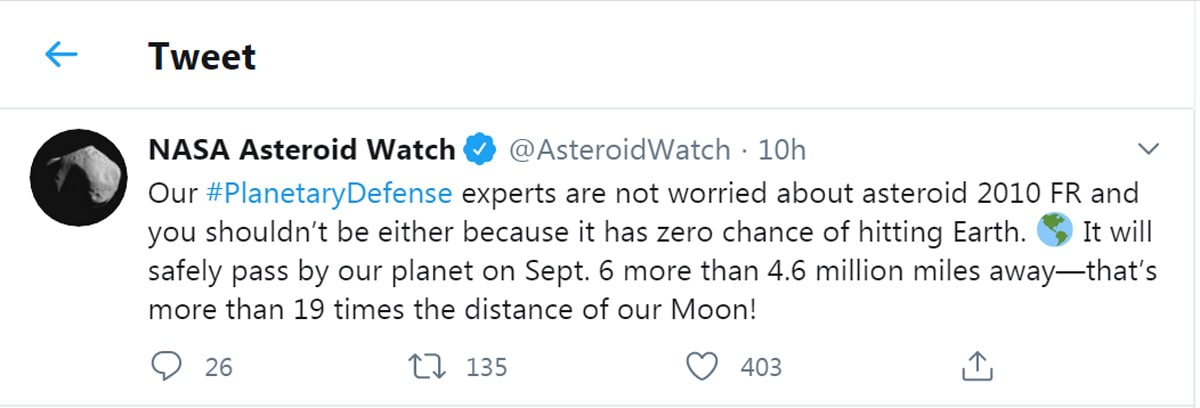 આ Asteroidની બીજી એક ખાસ વાત છે. નાસાના વૈજ્ઞાનિકો મુજબ, આ Asteroid ઈજિપ્તના ગીઝા પિરામિડના આકારથી બમણો છે. તેઓ આકાર 120થી 270ના વ્યાસનો હોવાનું કહેવાય છે. આ Asteroidથી હાલ પૃથ્વીને કોઈ ખતરો નથી. આ Asteroidની બીજી એક ખાસ વાત છે. નાસાના વૈજ્ઞાનિકો મુજબ, આ Asteroid ઈજિપ્તના ગીઝા પિરામિડના આકારથી બમણો છે. તેઓ આકાર 120થી 270ના વ્યાસનો હોવાનું કહેવાય છે. આ Asteroidથી હાલ પૃથ્વીને કોઈ ખતરો નથી.