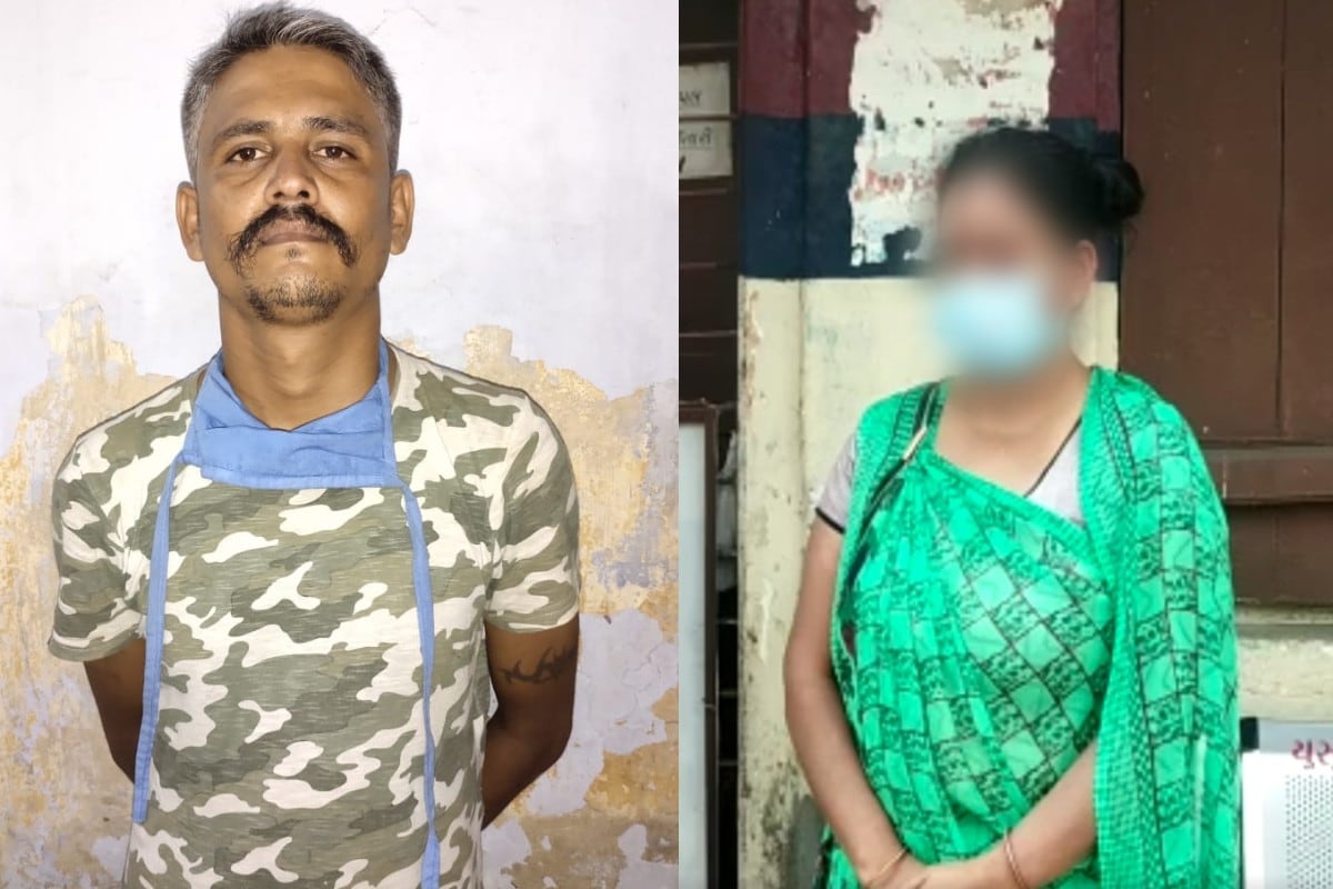 બાદ મા 9 વર્ષ પહેલા દક્ષા ગીતામંદિર રોડ પર પોતાની બહેન સાથે રહેતી હતી ત્યારે તેનો સંબંધ મૃતક ભરત મારુ સાથે થયો બાદમા તેમના લગ્ન પણ થયા અને 3 વર્ષનો બાળક પણ છે. જોકે છેલ્લા 3 મહિનાથી દક્ષા જિગ્નેશ મકવાણા સાથે પ્રેમ સંબંધમા હતી અને તેની જાણ થતા દક્ષાના પતિ ભરત મારુ એ આત્મહત્યા કરી હતી. (પોલીસે ઝડપેલ આરોપી મકવાણા અને મારૂ) બાદ મા 9 વર્ષ પહેલા દક્ષા ગીતામંદિર રોડ પર પોતાની બહેન સાથે રહેતી હતી ત્યારે તેનો સંબંધ મૃતક ભરત મારુ સાથે થયો બાદમા તેમના લગ્ન પણ થયા અને 3 વર્ષનો બાળક પણ છે. જોકે છેલ્લા 3 મહિનાથી દક્ષા જિગ્નેશ મકવાણા સાથે પ્રેમ સંબંધમા હતી અને તેની જાણ થતા દક્ષાના પતિ ભરત મારુ એ આત્મહત્યા કરી હતી. (પોલીસે ઝડપેલ આરોપી મકવાણા અને મારૂ)