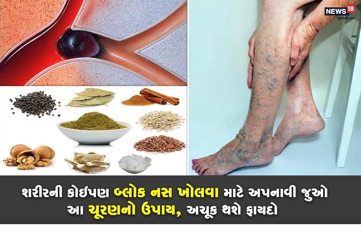 લાઇફ સ્ટાઇલ ડેસ્ક: આજકાલ ઘણા લોકોની ખાણી-પીણી એટલી બગડી ગઇ છે કે જેના કારણે આપણે કોઇને કોઇ બીમારીથી પરેશાન રહીએ છીએ. જેમાથી એક સમસ્યા છે નસ બ્લોક થઇ જવાની. જે ચાળીસી બાદ ઘણાં બધાને સતાવે છે. આપનાં ઘર પરિવારમાં પણ જો કોઇ વ્યક્તિ હોય જે આ પ્રકારની બીમારીથી પીડાતું હોય તો આ ઉપાય તેમને ફાયદાકારક નીવડશે. ચાલો તેનાં પર કરીએ એક નજર લાઇફ સ્ટાઇલ ડેસ્ક: આજકાલ ઘણા લોકોની ખાણી-પીણી એટલી બગડી ગઇ છે કે જેના કારણે આપણે કોઇને કોઇ બીમારીથી પરેશાન રહીએ છીએ. જેમાથી એક સમસ્યા છે નસ બ્લોક થઇ જવાની. જે ચાળીસી બાદ ઘણાં બધાને સતાવે છે. આપનાં ઘર પરિવારમાં પણ જો કોઇ વ્યક્તિ હોય જે આ પ્રકારની બીમારીથી પીડાતું હોય તો આ ઉપાય તેમને ફાયદાકારક નીવડશે. ચાલો તેનાં પર કરીએ એક નજર