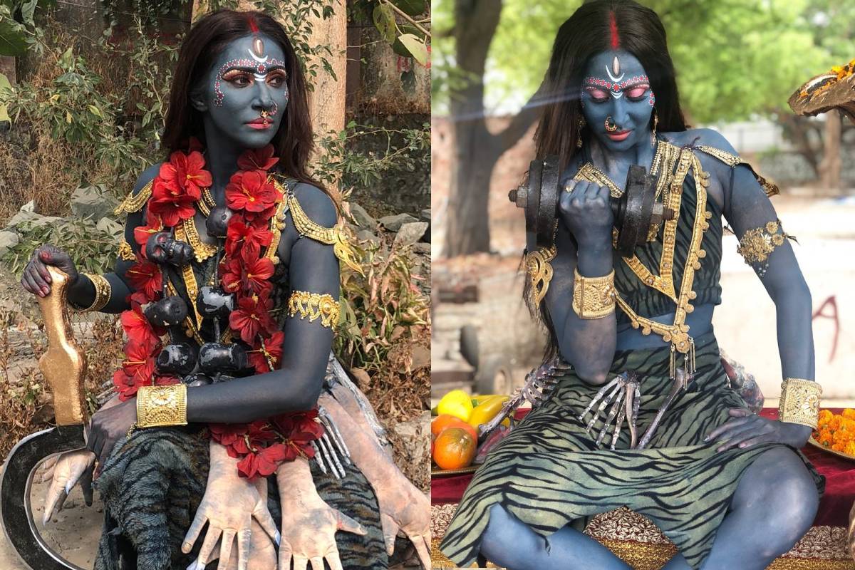હાલ નવરાત્રી (Navratri 2020)નો તહેવાર દેશભરમાં જોરશોરથી ઉજવવામાં આવી રહ્યો છે. આજે સપ્તમી છે અને તે મા નવ દુર્ગાના સાતમા સ્વરૂપ એટલે કે મહાકાલીની પૂજા અર્ચના સાથે ઉજવવામાં આવે છે. તેવામાં ટીવીની જાણીતી અભિનેત્રીએ નવરાત્રીના આ અવસર પર મા કાલીનું સ્વરૂપ ધારણ કર્યું છે. હાલ નવરાત્રી (Navratri 2020)નો તહેવાર દેશભરમાં જોરશોરથી ઉજવવામાં આવી રહ્યો છે. આજે સપ્તમી છે અને તે મા નવ દુર્ગાના સાતમા સ્વરૂપ એટલે કે મહાકાલીની પૂજા અર્ચના સાથે ઉજવવામાં આવે છે. તેવામાં ટીવીની જાણીતી અભિનેત્રીએ નવરાત્રીના આ અવસર પર મા કાલીનું સ્વરૂપ ધારણ કર્યું છે.