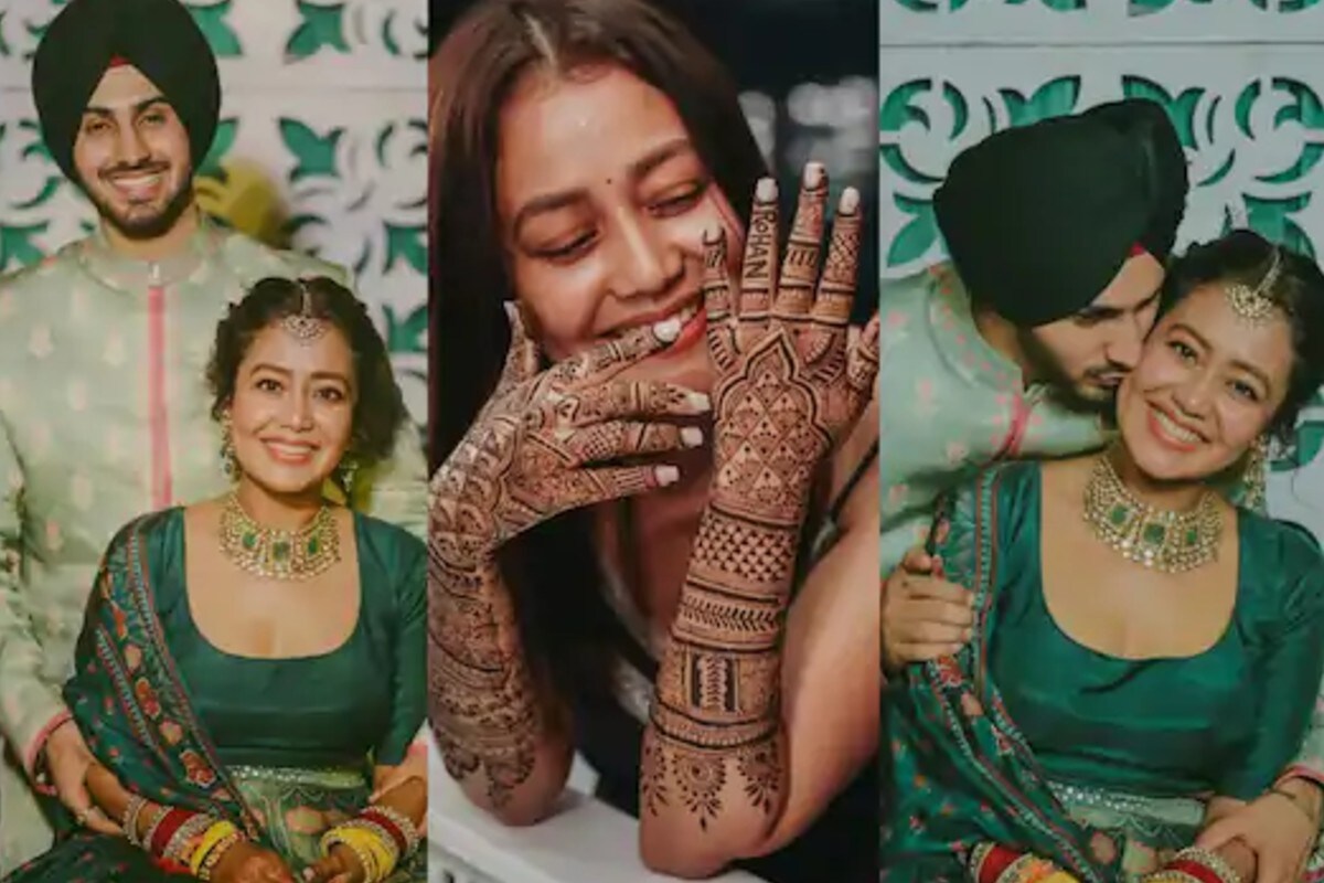 બોલિવૂડની જાણીતી સિંગર નેહા કક્કડ (Neha Kakkar) આજે દિલ્હીમાં તેના ફિયાન્સે રોહનપ્રીત સિંહ (Rohanpreet Singh) સાથે લગ્ન કરીને નવા સંબંધમાં જોડાવા જઇ હબી છે. રોહન પ્રીત અને નેહા કક્કડની લગ્નની વિવિધ રસમોની તસવીરો હાલ સોશિયલ મીડિયામાં વાયરલ થઇ રહી છે. હાલમાં જ નેહાની મહેંદી સેરેમનીની તસવીરો સામે આવી છે. જેમાં તે રોહનપ્રીત સાથે ગ્રીન રંગના કપડામાં ખૂબ જ સુંદર લાગી રહી છે. જુઓ તેની આ પ્રસંગની સુંદર તસવીરો અહીં Photo Credit- @nehakakkar/Instagram બોલિવૂડની જાણીતી સિંગર નેહા કક્કડ (Neha Kakkar) આજે દિલ્હીમાં તેના ફિયાન્સે રોહનપ્રીત સિંહ (Rohanpreet Singh) સાથે લગ્ન કરીને નવા સંબંધમાં જોડાવા જઇ હબી છે. રોહન પ્રીત અને નેહા કક્કડની લગ્નની વિવિધ રસમોની તસવીરો હાલ સોશિયલ મીડિયામાં વાયરલ થઇ રહી છે. હાલમાં જ નેહાની મહેંદી સેરેમનીની તસવીરો સામે આવી છે. જેમાં તે રોહનપ્રીત સાથે ગ્રીન રંગના કપડામાં ખૂબ જ સુંદર લાગી રહી છે. જુઓ તેની આ પ્રસંગની સુંદર તસવીરો અહીં Photo Credit- @nehakakkar/Instagram