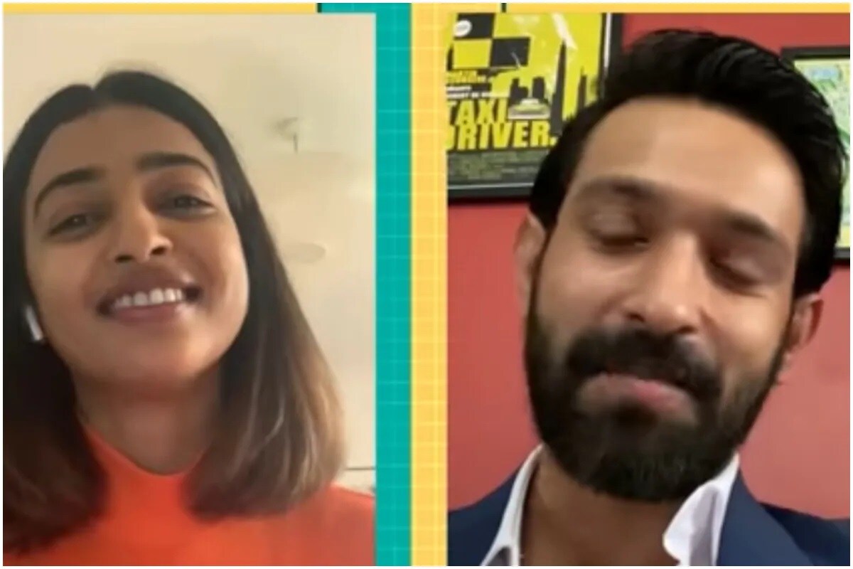 <br />વિક્રાંત (Vikrant Massey)એ રાધિકા (Radhika Apte)થી પુછ્યું, 'તુ હાલમાં ક્યા છે?' જેનો જવાબ આપતાં રાધિકાએ કહ્યું ,હાલમાં હું લંડનમાં છું અને મે નિર્ણ લીધો છે ક આ વર્ષે હું કામ નહીં કરું. રાધિકાની વાત સાંભળીની વિક્રાંતે કહ્યું કે, 'આપ લંડનમાં છો? પણ મને નથી લાગતું કે આપ આખી દુનિયા ફરી રહ્યાં છો અને અમે આ આપનાં સોશિયલ મીડિયા હેન્ડલ્સ પર જોવા મળે છે. જેને કારણે અમે આપનાંથી બહુ ઇર્ષ્યા કરીએ છીએ.' <br />વિક્રાંત (Vikrant Massey)એ રાધિકા (Radhika Apte)થી પુછ્યું, 'તુ હાલમાં ક્યા છે?' જેનો જવાબ આપતાં રાધિકાએ કહ્યું ,હાલમાં હું લંડનમાં છું અને મે નિર્ણ લીધો છે ક આ વર્ષે હું કામ નહીં કરું. રાધિકાની વાત સાંભળીની વિક્રાંતે કહ્યું કે, 'આપ લંડનમાં છો? પણ મને નથી લાગતું કે આપ આખી દુનિયા ફરી રહ્યાં છો અને અમે આ આપનાં સોશિયલ મીડિયા હેન્ડલ્સ પર જોવા મળે છે. જેને કારણે અમે આપનાંથી બહુ ઇર્ષ્યા કરીએ છીએ.'