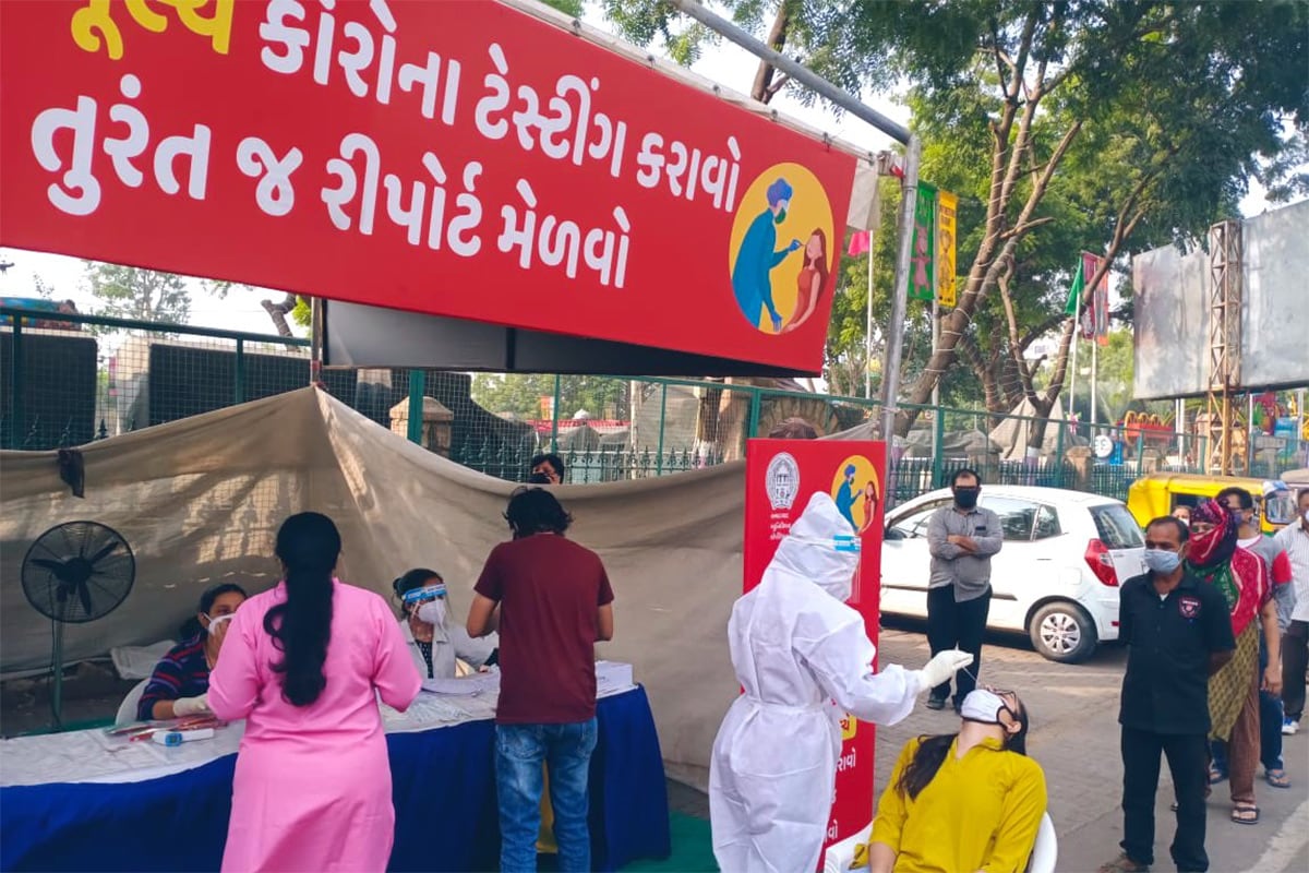 કોરોનાના ટેસ્ટ કરવામાં ગુજરાતની ખુલી પોલ, દેશમાં 22માં સ્થાને જ્યારે દિલ્હી અગ્રેસર