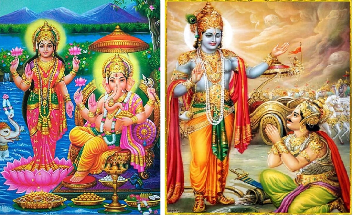 દિવાળીનાં પર્વ પર જો ધનની દેવી લક્ષ્મી જી કે પછી બુદ્ધીનાં દેવતા ગણેશજીની મૂર્તિ કોઇને ભેટમાં ન આપવી. કે પછી ભગવાન શ્રીકૃષ્ણનો અર્જુનને કુરુક્ષેત્રનાં યુદ્ધમાં ગીતાનો ઉપદેશ આપતનું ચિત્ર પણ કોઇને ભેટ ન આપવું. કે પછી ઘરની દિવાલ પર ન લગાવવું જોઇએ. દિવાળી દરમિયાન ઘણી વખત લોકો એકબીજાને દેવી દેવતાની તસવીરો આપે છે. દિવાળીનાં પર્વ પર જો ધનની દેવી લક્ષ્મી જી કે પછી બુદ્ધીનાં દેવતા ગણેશજીની મૂર્તિ કોઇને ભેટમાં ન આપવી. કે પછી ભગવાન શ્રીકૃષ્ણનો અર્જુનને કુરુક્ષેત્રનાં યુદ્ધમાં ગીતાનો ઉપદેશ આપતનું ચિત્ર પણ કોઇને ભેટ ન આપવું. કે પછી ઘરની દિવાલ પર ન લગાવવું જોઇએ. દિવાળી દરમિયાન ઘણી વખત લોકો એકબીજાને દેવી દેવતાની તસવીરો આપે છે.
