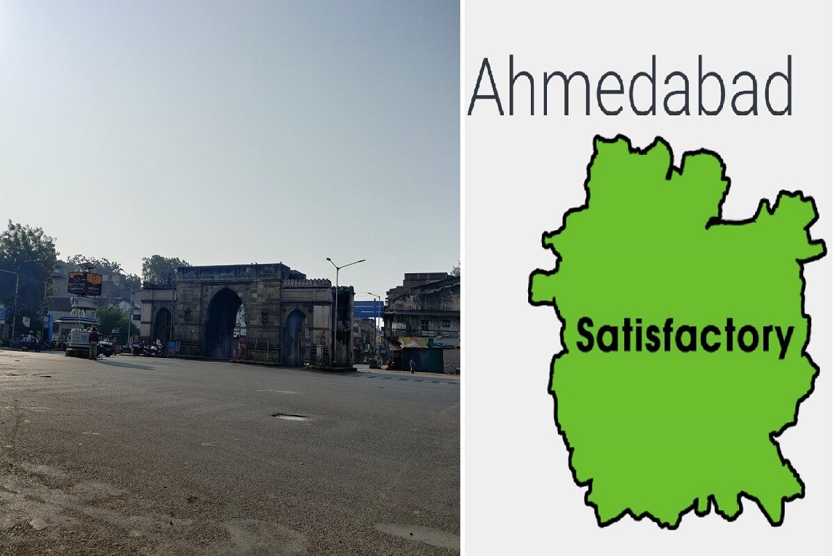 અમદાવાદમાં (Ahmedabad) એકતરફ કોરોનાવાયરસનાં (Coronavirus) સંક્રમણનો રાફડો ફાટ્યો છે. જેથી શુક્રવારે રાતે 9 કલાકથી સોમવારે સવારે 6 વાગ્યા સુધી કરફ્યૂ (Ahmedabad curfew) લગાવવામાં આવ્યો છે. આ દરમિયાનમાં એક સારા સમાચાર સામે આવ્યા છે. અમદાવાદની હવા (Air) શુદ્ધ બની છે. કરફ્યૂને કારણે 24 કલાક વાહન વ્યવહાર બંધ રહેતા હવામાં પ્રદુષણનું (air pollution) પ્રમામ ઘટ્યું છે. શનિવારે અમદાવાદનો એર ક્વોલિટી ઇન્ડેક્સ (air quality index) 88 પર આવી ગયો હતો. અમદાવાદમાં (Ahmedabad) એકતરફ કોરોનાવાયરસનાં (Coronavirus) સંક્રમણનો રાફડો ફાટ્યો છે. જેથી શુક્રવારે રાતે 9 કલાકથી સોમવારે સવારે 6 વાગ્યા સુધી કરફ્યૂ (Ahmedabad curfew) લગાવવામાં આવ્યો છે. આ દરમિયાનમાં એક સારા સમાચાર સામે આવ્યા છે. અમદાવાદની હવા (Air) શુદ્ધ બની છે. કરફ્યૂને કારણે 24 કલાક વાહન વ્યવહાર બંધ રહેતા હવામાં પ્રદુષણનું (air pollution) પ્રમામ ઘટ્યું છે. શનિવારે અમદાવાદનો એર ક્વોલિટી ઇન્ડેક્સ (air quality index) 88 પર આવી ગયો હતો.