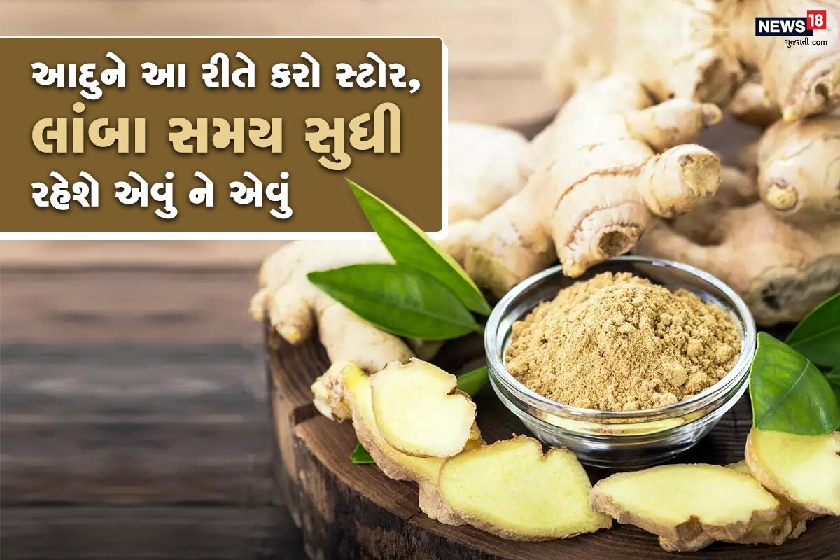 લાઇફ સ્ટાઇલ ડેસ્ક: આયુર્વેદિકની દ્રષ્ટિએ શરીર માટે આદુ ખુબજ ઉત્તમ માનવામાં આવે છે. તે રોગપ્રતિકારક શક્તિ મજબૂત બનાવે છે. અને કફ, શરદી ખાંસી જેવી સમસ્યાઓથી નીજાત અપાવે છે. ભરતીય ઘરમાં તો વિશેષ પ્રમાણમાં આદુનો ઉપયોગ થાય છે. તે ફક્ત ભોજનનો સ્વાદ નથી વધારતું પણ અનેક રીતે ગુણકારી છે. હાલમાં આદુની સિઝન છે અને આ સમયમાં વર્ષનું સૌથી સારુ આદુ મળે છે ત્યારે જો આદુને સ્ટોર કરવામાં આવે તો તેનો ઉપયોગ આખુ વર્ષ કરી શકાય છે. તેથી તેને લાંબા સમય સુધી તાજુ રાખી શકાય તે માટેની ટિપ્સ અમે આપનાં માટે લઇને આવ્યાં છીએ. લાઇફ સ્ટાઇલ ડેસ્ક: આયુર્વેદિકની દ્રષ્ટિએ શરીર માટે આદુ ખુબજ ઉત્તમ માનવામાં આવે છે. તે રોગપ્રતિકારક શક્તિ મજબૂત બનાવે છે. અને કફ, શરદી ખાંસી જેવી સમસ્યાઓથી નીજાત અપાવે છે. ભરતીય ઘરમાં તો વિશેષ પ્રમાણમાં આદુનો ઉપયોગ થાય છે. તે ફક્ત ભોજનનો સ્વાદ નથી વધારતું પણ અનેક રીતે ગુણકારી છે. હાલમાં આદુની સિઝન છે અને આ સમયમાં વર્ષનું સૌથી સારુ આદુ મળે છે ત્યારે જો આદુને સ્ટોર કરવામાં આવે તો તેનો ઉપયોગ આખુ વર્ષ કરી શકાય છે. તેથી તેને લાંબા સમય સુધી તાજુ રાખી શકાય તે માટેની ટિપ્સ અમે આપનાં માટે લઇને આવ્યાં છીએ.