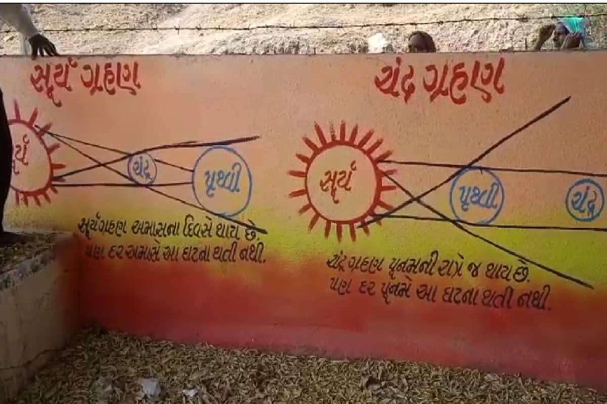 અતુલ જોશી, મોરબી : હળવદના ઈંગોરાળા પ્રાથમિક શાળાના શિક્ષકો દ્વારા દિવાળી વેકેશનનો સદઉપયોગ કરી 5 દિવસો સુધી 5 જેટલા શિક્ષકોએ 35 હજારનો ખર્ચ કરી શાળાની દિવાલો પર બાળકોને હરતા ફરતા શિક્ષણ મળી રહે તે માટે ભીત ચિત્રો, સુવાક્યો, યોગાસનો, રાજ્યો વિશે જાણકારી, મહા પુરુષોના ચિત્રો તેમજ ખાનગી શાળાને શરમાવે તેવી સંપૂર્ણ સ્વચ્છ શૌચાલય અને ઓનલાઈન હાજરી તેમજ શિક્ષણ સહિત અનેક પ્રકારની કામગીરી હાથ ધરી છે. અતુલ જોશી, મોરબી : હળવદના ઈંગોરાળા પ્રાથમિક શાળાના શિક્ષકો દ્વારા દિવાળી વેકેશનનો સદઉપયોગ કરી 5 દિવસો સુધી 5 જેટલા શિક્ષકોએ 35 હજારનો ખર્ચ કરી શાળાની દિવાલો પર બાળકોને હરતા ફરતા શિક્ષણ મળી રહે તે માટે ભીત ચિત્રો, સુવાક્યો, યોગાસનો, રાજ્યો વિશે જાણકારી, મહા પુરુષોના ચિત્રો તેમજ ખાનગી શાળાને શરમાવે તેવી સંપૂર્ણ સ્વચ્છ શૌચાલય અને ઓનલાઈન હાજરી તેમજ શિક્ષણ સહિત અનેક પ્રકારની કામગીરી હાથ ધરી છે.