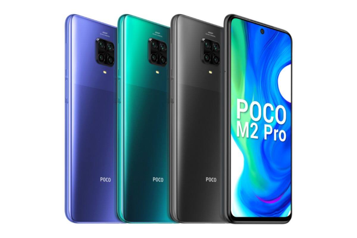 Poco M2 Pro- Pocoની કિંમત 13,999 રૂપિયા છે. તેમાં 4GB રેમ+64GB સ્ટોરેજ મળે છે. સાથે 6GB + 64GB સ્ટોરેજ વેરિયંટવાળો ફોનની કિંમત 14,999 રૂપિયા છે. પોકોના આ સ્માર્ટફોનમાં Qualcomm Snapdragon 720G ચિપસેટ અને Adreno 618 GPUની સાથે માર્કેટમાં લોન્ચ કર્યો છે. કેમેરામાં 48 મેગાપિક્સલ પ્રાઇમેરી કેમેરા સેંસર સાથે છે. 8 મેગાપિક્સલનું અલ્ટ્રા વાઇટ એન્ગલ, 5 મેગાપિક્સલ મેક્રો અને 2 મેગાપિક્સલનું ડેપ્થ સેંસર છે. Poco M2 Pro- Pocoની કિંમત 13,999 રૂપિયા છે. તેમાં 4GB રેમ+64GB સ્ટોરેજ મળે છે. સાથે 6GB + 64GB સ્ટોરેજ વેરિયંટવાળો ફોનની કિંમત 14,999 રૂપિયા છે. પોકોના આ સ્માર્ટફોનમાં Qualcomm Snapdragon 720G ચિપસેટ અને Adreno 618 GPUની સાથે માર્કેટમાં લોન્ચ કર્યો છે. કેમેરામાં 48 મેગાપિક્સલ પ્રાઇમેરી કેમેરા સેંસર સાથે છે. 8 મેગાપિક્સલનું અલ્ટ્રા વાઇટ એન્ગલ, 5 મેગાપિક્સલ મેક્રો અને 2 મેગાપિક્સલનું ડેપ્થ સેંસર છે.
