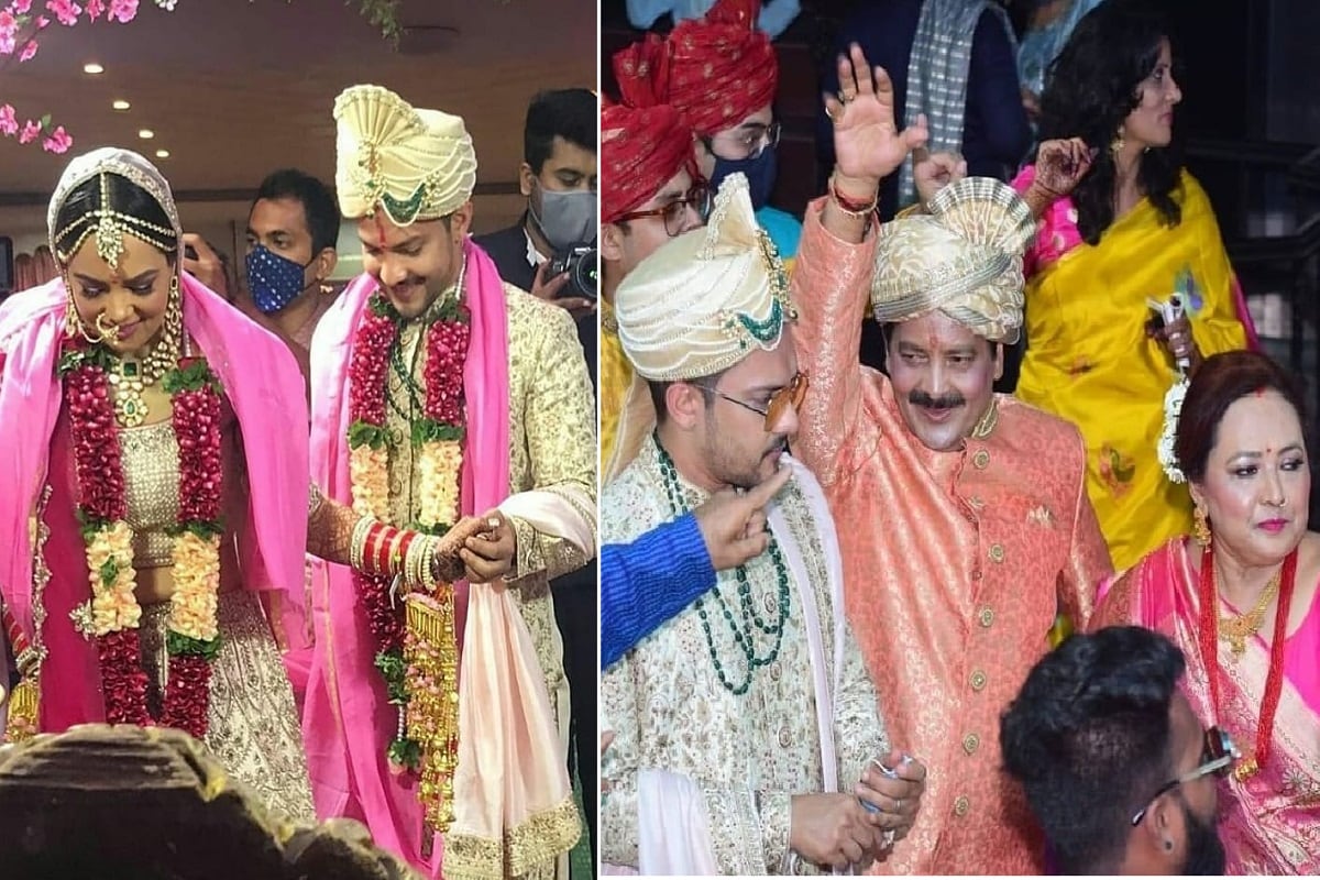aditya narayan weds Shweta agarwal marreige pictures News18 Gujarati