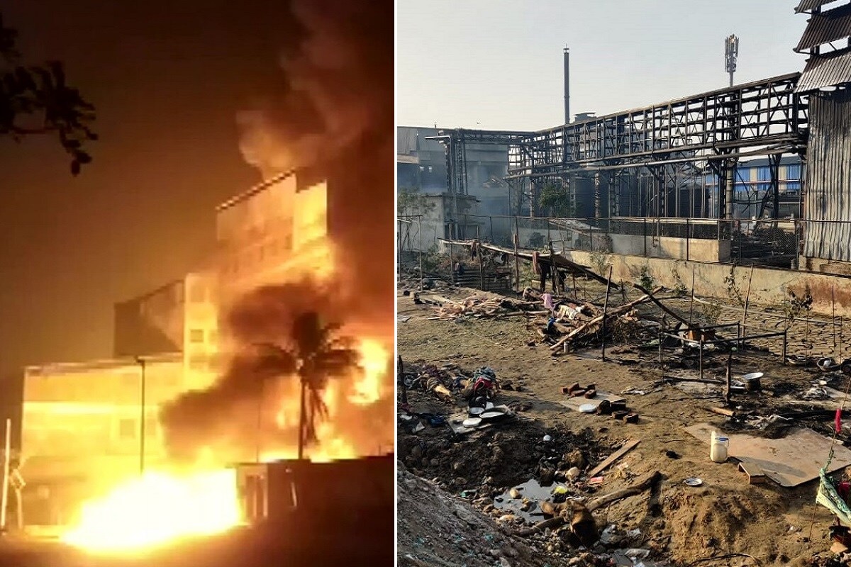 અમદાવાદમાં મોડી રાતે સડાબાર વાગ્યાની આસપાસ વટવા-વિંઝોલ રેલવે ફાટક પાસેની કેમિકલ કંપનીઓમાં ભીષણ આગ લાગવાની ઘટના બની છે. આ દૂર્ઘટનામાં પહેલા માતંગી એન્ટરપ્રાઇઝ અને તે બાદ જક્ષય કેમિકલ કંપનીમાં આગ લાગી હતી. બંન્ને કંપનીઓમાં આગ લાગ્યા બાદ આસપાસની ચાર જેટલી અન્ય કંપનીઓમાં આગ ફેલાઇ ગઇ હતી. સદનસીબે આ દૂર્ઘટનામાં હજી કોઇ જાનહાનીના સમાચાર મળ્યા નથી. પરંતુ આ ફેક્ટરીઓની આસપાસમાં આવેલા 20 જેટલા ઝૂંપડા બળીને ખાખ થઇ ગયા છે. જોકે, અંદર રહેતા શ્રમિકોને કોઇ જાનહાની થઇ નથી. અમદાવાદમાં મોડી રાતે સડાબાર વાગ્યાની આસપાસ વટવા-વિંઝોલ રેલવે ફાટક પાસેની કેમિકલ કંપનીઓમાં ભીષણ આગ લાગવાની ઘટના બની છે. આ દૂર્ઘટનામાં પહેલા માતંગી એન્ટરપ્રાઇઝ અને તે બાદ જક્ષય કેમિકલ કંપનીમાં આગ લાગી હતી. બંન્ને કંપનીઓમાં આગ લાગ્યા બાદ આસપાસની ચાર જેટલી અન્ય કંપનીઓમાં આગ ફેલાઇ ગઇ હતી. સદનસીબે આ દૂર્ઘટનામાં હજી કોઇ જાનહાનીના સમાચાર મળ્યા નથી. પરંતુ આ ફેક્ટરીઓની આસપાસમાં આવેલા 20 જેટલા ઝૂંપડા બળીને ખાખ થઇ ગયા છે. જોકે, અંદર રહેતા શ્રમિકોને કોઇ જાનહાની થઇ નથી.