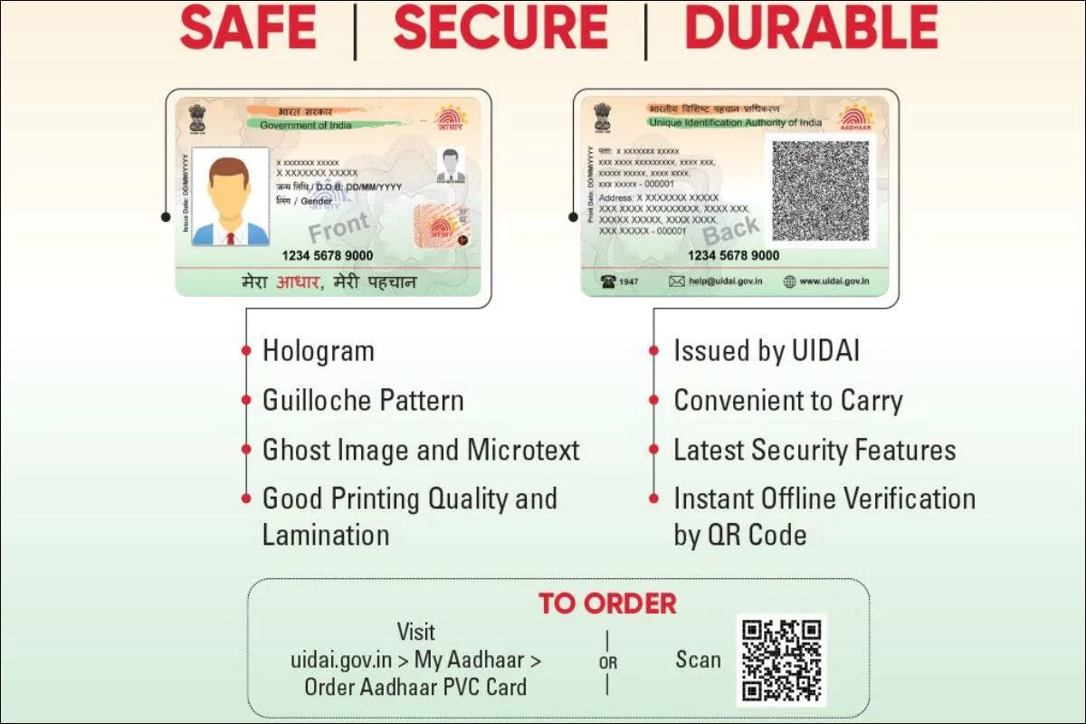 Order Aadhaar Pvc Card Charges