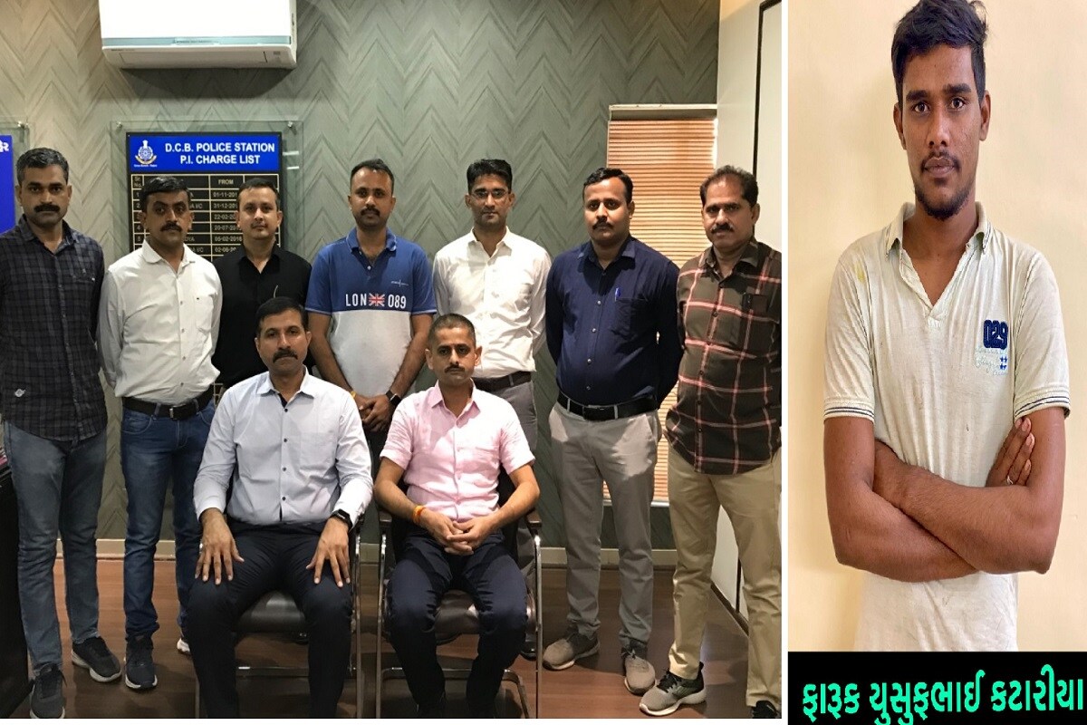 રાજકોટ : હત્યાની કોશિશના ગુનામાં ફરાર ઈભલા ગેંગનો સાગરીત ફારુક ઝડપાયો