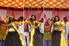 ભરૂચ : BJPના ઉમેદવારની ચૂંટણી સભામાં અભિનેત્રીએ ઠુમકા લગાવ્યા, Video થયો Viral