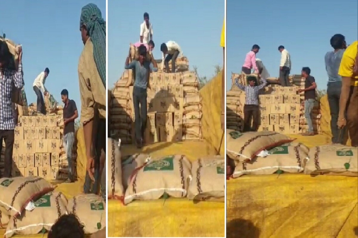 આનંદ જયસ્વાલ, બનાસકાંઠા : સ્થાનિક સ્વરાજ્યની ચૂંટણી પહેલા ફરી એકવાર રાજસ્થાનમાંથી ગુજરાતમાં ઘુસાડવામાં આવતા દારૂના જથ્થાને પોલીસે ઝડપી પાડયો છે થરાદ પાસે આવેલ ખોડા ચેકપોસ્ટ પરથી દારૂ અને ટ્રેલર સહિત બે આરોપીઓની અટકાયત કરી છે જ્યારે 39.87 લાખ રૂપિયાનો મુદ્દામાલ જપ્ત કરી થરાદ પોલીસે વધુ કાર્યવાહી હાથ ધરી છે. આનંદ જયસ્વાલ, બનાસકાંઠા : સ્થાનિક સ્વરાજ્યની ચૂંટણી પહેલા ફરી એકવાર રાજસ્થાનમાંથી ગુજરાતમાં ઘુસાડવામાં આવતા દારૂના જથ્થાને પોલીસે ઝડપી પાડયો છે થરાદ પાસે આવેલ ખોડા ચેકપોસ્ટ પરથી દારૂ અને ટ્રેલર સહિત બે આરોપીઓની અટકાયત કરી છે જ્યારે 39.87 લાખ રૂપિયાનો મુદ્દામાલ જપ્ત કરી થરાદ પોલીસે વધુ કાર્યવાહી હાથ ધરી છે.