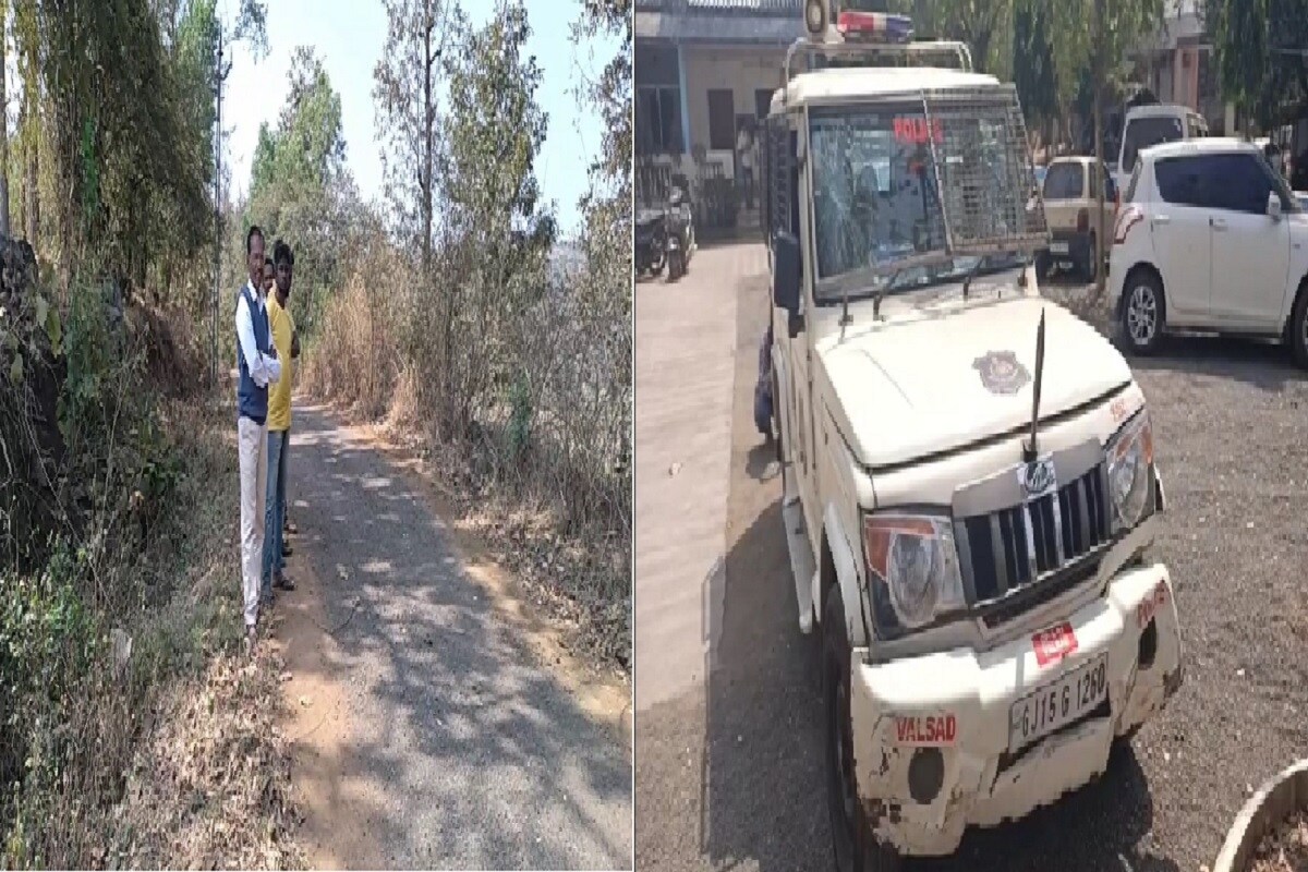 ભરતસિંહ વાઢેર, વલસાડ : જિલ્લામાં છેલ્લા કેટલાક સમયથી ગૌ તસ્કરો બેફામ બન્યા છે. જોકે આજે વહેલી સવારે ગૌતસ્કરો બેફામ બની અને કપરાડા તાલુકાના કરજુન ગામમાં પોલીસની ટીમ પર પથ્થરમારો કરી અને હુમલો કર્યો હતો. સાથે જ પોલીસ પર ગાડી ચઢાવવાનો પણ પ્રયાસ કર્યો હતો. જીવલેણ હુમલો કરતા ગૌતસ્કરો થી બચવા બચાવમાં કપરાડાના પી.એસ.આઈ એ બે રાઉન્ડ ફાયરિંગ કરતા સનસનાટી મચી ગઈ હતી. જોકે તસ્કરો ઘટનાસ્થળેથી ફરાર થવામાં સફળ રહ્યા હતા. ભરતસિંહ વાઢેર, વલસાડ : જિલ્લામાં છેલ્લા કેટલાક સમયથી ગૌ તસ્કરો બેફામ બન્યા છે. જોકે આજે વહેલી સવારે ગૌતસ્કરો બેફામ બની અને કપરાડા તાલુકાના કરજુન ગામમાં પોલીસની ટીમ પર પથ્થરમારો કરી અને હુમલો કર્યો હતો. સાથે જ પોલીસ પર ગાડી ચઢાવવાનો પણ પ્રયાસ કર્યો હતો. જીવલેણ હુમલો કરતા ગૌતસ્કરો થી બચવા બચાવમાં કપરાડાના પી.એસ.આઈ એ બે રાઉન્ડ ફાયરિંગ કરતા સનસનાટી મચી ગઈ હતી. જોકે તસ્કરો ઘટનાસ્થળેથી ફરાર થવામાં સફળ રહ્યા હતા.
