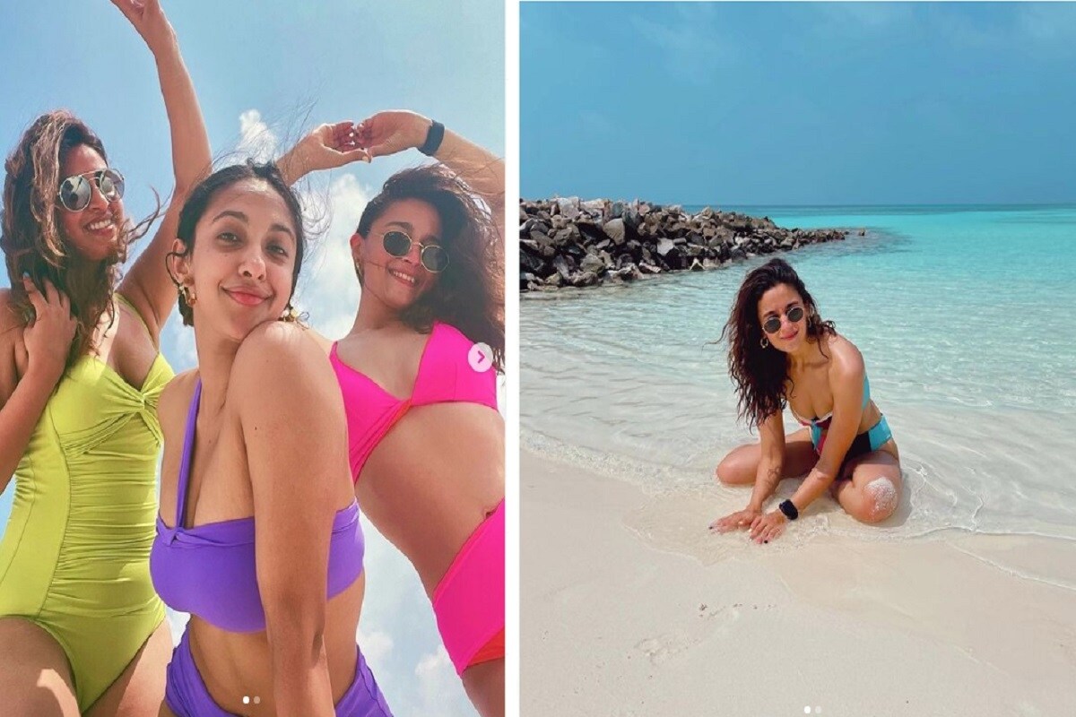 એન્ટરટેઇનમેન્ટ ડેસ્ક: આલિયા ભટ્ટ (Alia Bhatt) સોશિયલ મીડિયા પર ઘણી જ એક્ટિવ રહે છે. હાલમાં તે તેની ગર્લ્સ ગેન્ગ સાથે માલદિવ્સ ફરવા ગઇ છે. અહીં તે આકાંક્ષા રંજન કપૂર અને અનુષ્કા રંજન કપૂરની સાથે માલદિવસ્માં રાજઓ માણી રહી છે. જેની કેટલીક હોટ તસવીરો પણ તેણે અને તેની ગર્લ્સ ગેંગે શેર કરી છે. (PHOTO:Instagram) એન્ટરટેઇનમેન્ટ ડેસ્ક: આલિયા ભટ્ટ (Alia Bhatt) સોશિયલ મીડિયા પર ઘણી જ એક્ટિવ રહે છે. હાલમાં તે તેની ગર્લ્સ ગેન્ગ સાથે માલદિવ્સ ફરવા ગઇ છે. અહીં તે આકાંક્ષા રંજન કપૂર અને અનુષ્કા રંજન કપૂરની સાથે માલદિવસ્માં રાજઓ માણી રહી છે. જેની કેટલીક હોટ તસવીરો પણ તેણે અને તેની ગર્લ્સ ગેંગે શેર કરી છે. (PHOTO:Instagram)