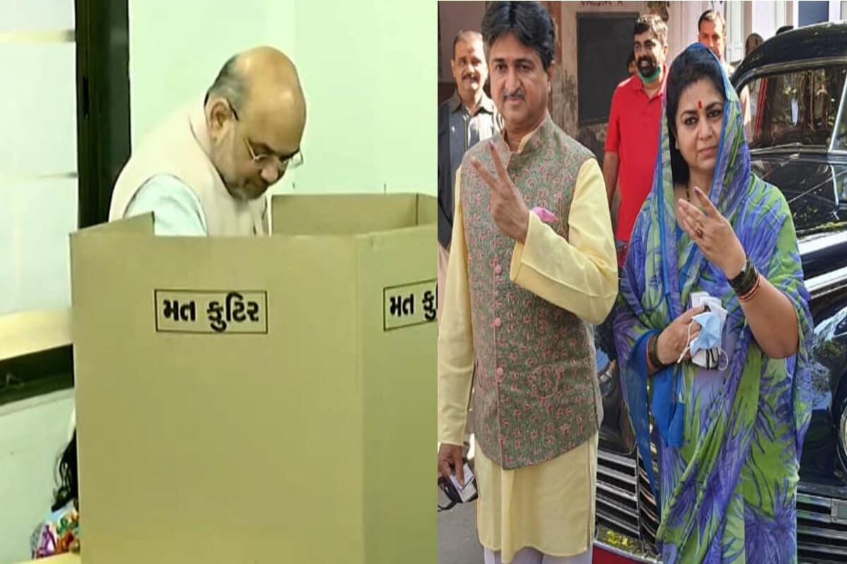 અમદાવાદ : રાજ્યમાં આજે સ્થાનિક સ્વરાજની ચૂંટણીનો જંગ છે, ચૂંટણીમાં જુદા જુદા ક્ષેત્રના આગેવાનો મતદાન કરી રહ્યા છે ત્યારે કેન્દ્રીય ગૃહમંત્રી અમિત શાહ દિલ્હીથી મત આપવા માટે અમદાવાદ આવ્યા હતા. તેમણે પણ મતદાન કર્યુ હતું. આ સાથે રાજકોટના રાજવી પરિવારે પણ મતદાન કરી અને લોકશાહીના પર્વની ઊજવણીમાં સૌને જોડાવા માટે અપીલ કરી હતી. તસવીરોમાં જુઓ મંત્રીઓથી લઈને સંતો સુધીના જુદા જુદા ક્ષત્રેના આગેવાનોની તસવીરો અમદાવાદ : રાજ્યમાં આજે સ્થાનિક સ્વરાજની ચૂંટણીનો જંગ છે, ચૂંટણીમાં જુદા જુદા ક્ષેત્રના આગેવાનો મતદાન કરી રહ્યા છે ત્યારે કેન્દ્રીય ગૃહમંત્રી અમિત શાહ દિલ્હીથી મત આપવા માટે અમદાવાદ આવ્યા હતા. તેમણે પણ મતદાન કર્યુ હતું. આ સાથે રાજકોટના રાજવી પરિવારે પણ મતદાન કરી અને લોકશાહીના પર્વની ઊજવણીમાં સૌને જોડાવા માટે અપીલ કરી હતી. તસવીરોમાં જુઓ મંત્રીઓથી લઈને સંતો સુધીના જુદા જુદા ક્ષત્રેના આગેવાનોની તસવીરો