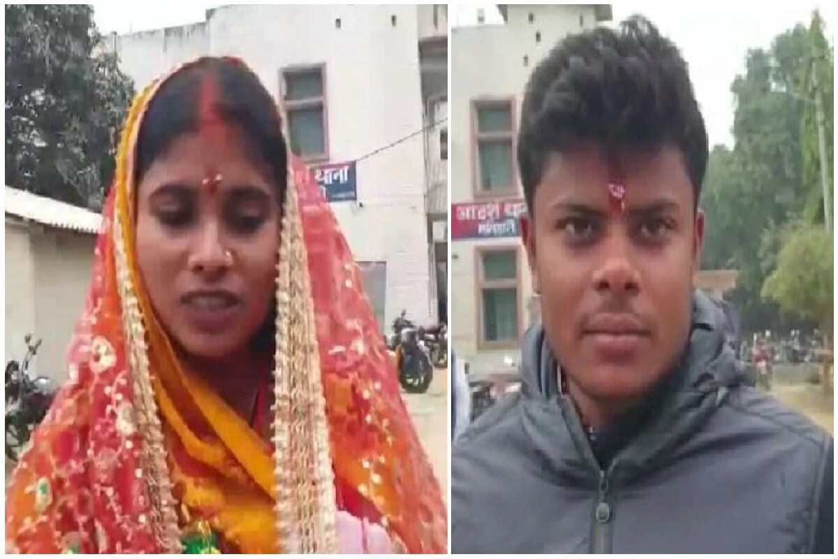 બિહારના (bihar) કટિહારમાં અજબ પ્રેમકી ગજબ કહાની (OMG story) જોવા મળી હતી. મેટ્રિકની પરીક્ષા આપવા માટે આવેલી વિદ્યાર્થિનીએ સ્થળ ઉપર જ પોતાના પ્રેમી સાથે લગ્ન કરી લીધા હતા. બંને યુવક-યુવતી મેટ્રિકની પરીક્ષા (Metric exam) આપવા માટે સેન્ટર ઉપર પહોંચ્યા હતા. ચાર વર્ષ પહેલા અજાણ્યા નંબર ઉપરથી એક કોલ આવ્યા બાદ યુવક અને યુવતી વચ્ચે વાતચીત શરૂ થઈ હતી. અને બંને વચ્ચે પ્રેમ (love story) થયો હતો. બિહારના (bihar) કટિહારમાં અજબ પ્રેમકી ગજબ કહાની (OMG story) જોવા મળી હતી. મેટ્રિકની પરીક્ષા આપવા માટે આવેલી વિદ્યાર્થિનીએ સ્થળ ઉપર જ પોતાના પ્રેમી સાથે લગ્ન કરી લીધા હતા. બંને યુવક-યુવતી મેટ્રિકની પરીક્ષા (Metric exam) આપવા માટે સેન્ટર ઉપર પહોંચ્યા હતા. ચાર વર્ષ પહેલા અજાણ્યા નંબર ઉપરથી એક કોલ આવ્યા બાદ યુવક અને યુવતી વચ્ચે વાતચીત શરૂ થઈ હતી. અને બંને વચ્ચે પ્રેમ (love story) થયો હતો.