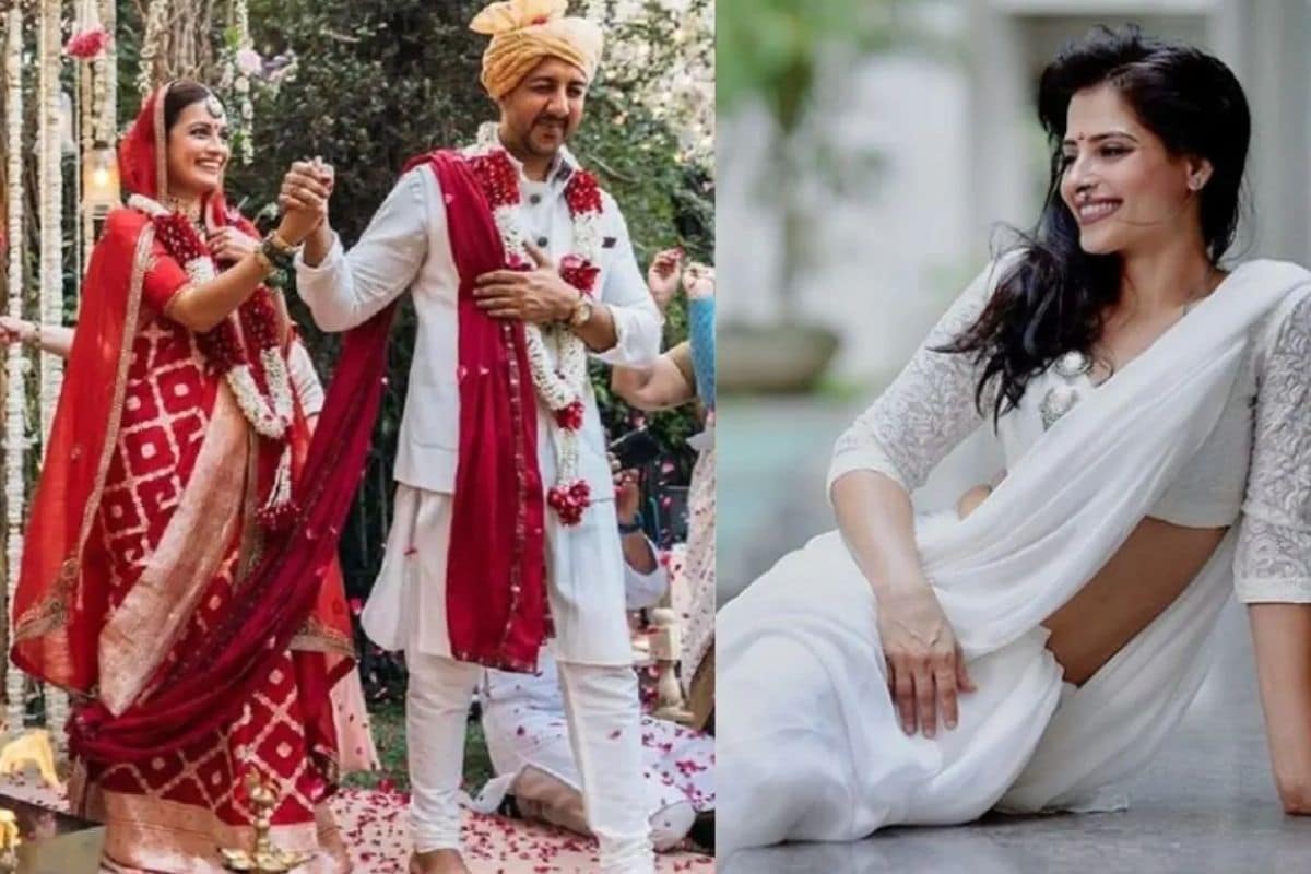 દિયાએ આ પહેલાં સાહિલ સાંગા સાથે 11 વર્ષ રિલેશનશિપ બાદ લગ્ન કર્યા હતાં. (PHOTO- @diamirzaofficial/Instagram) દિયાએ આ પહેલાં સાહિલ સાંગા સાથે 11 વર્ષ રિલેશનશિપ બાદ લગ્ન કર્યા હતાં. (PHOTO- @diamirzaofficial/Instagram)