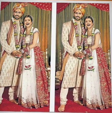 ઐશ્વર્યા અને અભિષેકનાં લગ્નની ન જોયેલી તસવીર ખુબજ વાયરલ થઇ રહી છે. આ તસવીરમાં આખો પરિવાર સફેદ કલરનાં ડિઝાઇનર આઉટફિટમાં નજર આવી રહી છે. (PHOTO:@BombayTimes) ઐશ્વર્યા અને અભિષેકનાં લગ્નની ન જોયેલી તસવીર ખુબજ વાયરલ થઇ રહી છે. આ તસવીરમાં આખો પરિવાર સફેદ કલરનાં ડિઝાઇનર આઉટફિટમાં નજર આવી રહી છે. (PHOTO:@BombayTimes)