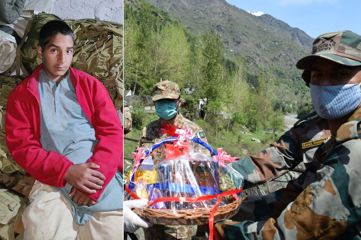શ્રીનગર: સોમવારે ઉત્તર કાશ્મીર (North Kashmir)ના કુપવાડા જિલ્લાના સધપુરા વિસ્તાર (Sadhpora area)માં એક 13 વર્ષનો પાકિસ્તાની કિશોર ભૂલથી એલઓસી (Line of Control) પાર કરીને ભારતીય સરહદમાં આવી ગયો હતો. યોગ્ય તપાસ બાદ આ બાળકને બુધવારે તીતવાલ ક્રોસિંગ પોઇન્ટ (Teetwal crossing point) ખાતે પાકિસ્તાનના અધિકારીઓને સોંપી દેવામાં આવ્યો હતો. ઉલ્લેખનીય છે કે થોડા દિવસ પહેલા પણ આવી બનાવ બન્યો હતો. જેમાં એક નાની ઉંમરનો એક બાળક મેલા ઘેલા કપડાં પહેરેલી હાલતમાં ભારતીય સરહદમાં પહોંચી ગયો હતો. તેને પણ યોગ્ય પ્રક્રિયા બાદ પાકિસ્તાનને પરત સોંપી દેવામાં આવ્યો હતો. શ્રીનગર: સોમવારે ઉત્તર કાશ્મીર (North Kashmir)ના કુપવાડા જિલ્લાના સધપુરા વિસ્તાર (Sadhpora area)માં એક 13 વર્ષનો પાકિસ્તાની કિશોર ભૂલથી એલઓસી (Line of Control) પાર કરીને ભારતીય સરહદમાં આવી ગયો હતો. યોગ્ય તપાસ બાદ આ બાળકને બુધવારે તીતવાલ ક્રોસિંગ પોઇન્ટ (Teetwal crossing point) ખાતે પાકિસ્તાનના અધિકારીઓને સોંપી દેવામાં આવ્યો હતો. ઉલ્લેખનીય છે કે થોડા દિવસ પહેલા પણ આવી બનાવ બન્યો હતો. જેમાં એક નાની ઉંમરનો એક બાળક મેલા ઘેલા કપડાં પહેરેલી હાલતમાં ભારતીય સરહદમાં પહોંચી ગયો હતો. તેને પણ યોગ્ય પ્રક્રિયા બાદ પાકિસ્તાનને પરત સોંપી દેવામાં આવ્યો હતો.