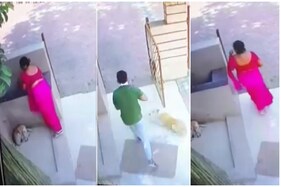 બારડોલીઃ ચેઇન સ્નેચિંગનો live video, આંખના પલકારે મંદિરમાં દર્શન કરવા આવેલી  મહિલાનું  મંગળસૂત્ર તોડી ચોર ફરાર