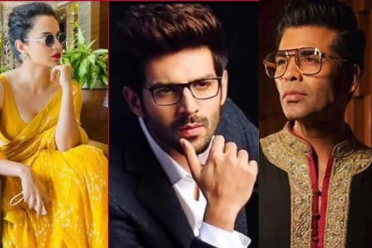 એન્ટરટેઇનમેન્ટ ડેસ્ક: કાર્તિક આર્યન (Kartik Aaryan)ને ધર્મા પ્રોડક્શન (Dharma Productions)ની ફિલ્મ દોસ્તાના 2 (Dostana 2)ની બહાર કરી દીધો છે. આ ખબર સામે આવ્યા બાદ કાર્તિકનાં પક્ષમાં કંગના રનૌટ (Kangana Ranaut) ઉતરી છે. કંગનાએ એક બાદ એક ત્રણ ટ્વિટ કરી અને એક વખત ફરી કરન જોહર અને નેપોટિઝમ ગેંગ પર નિશાન સાધ્યું છે. કાર્તિકનાં પક્ષમાં ઉતરેલી કંગના રનૌટે અહીં સુધી કહી દીધુ કે, કાર્તિકને એકલો છોડી દો,સુશાંતની જેમ તેની પાછળન પડો અને તેને ફાંસીએ લટકવાં માટે મજબૂર ન કરો. એન્ટરટેઇનમેન્ટ ડેસ્ક: કાર્તિક આર્યન (Kartik Aaryan)ને ધર્મા પ્રોડક્શન (Dharma Productions)ની ફિલ્મ દોસ્તાના 2 (Dostana 2)ની બહાર કરી દીધો છે. આ ખબર સામે આવ્યા બાદ કાર્તિકનાં પક્ષમાં કંગના રનૌટ (Kangana Ranaut) ઉતરી છે. કંગનાએ એક બાદ એક ત્રણ ટ્વિટ કરી અને એક વખત ફરી કરન જોહર અને નેપોટિઝમ ગેંગ પર નિશાન સાધ્યું છે. કાર્તિકનાં પક્ષમાં ઉતરેલી કંગના રનૌટે અહીં સુધી કહી દીધુ કે, કાર્તિકને એકલો છોડી દો,સુશાંતની જેમ તેની પાછળન પડો અને તેને ફાંસીએ લટકવાં માટે મજબૂર ન કરો.
