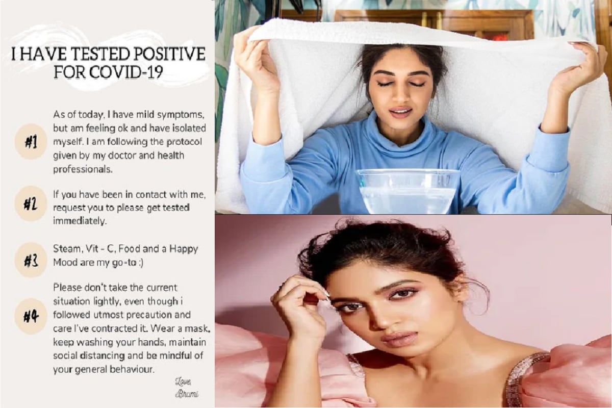 બોલિવૂડ એક્ટ્રેસ ભૂમિ પેડનેકર (Bhumi Pednekar) કોરોના પોઝિટિવ (Corona Positive)આવી છે. તેની જાણકારી તેણે જાતે જ સોશિયલ મીડિયા પર આપી છે. ભૂમિએ જણાવ્યું કે, આમ તો તેને સારુ છે. પણ કોરોનાનાં હળવાં લક્ષણો છે. ડોક્ટરની સાથે ટચમાં છુ અને તમામ સાવધાનીઓ રાખી રહી છું. આ સાથે જ તેણે તે લોકોને પણ તેમનો કોરોનાં રિપોર્ટ કરવાની સલાહ આપી છે જેઓ ગત દિવસોમાં તનાં સંપર્કમાં આવ્યાં હોય. બોલિવૂડ એક્ટ્રેસ ભૂમિ પેડનેકર (Bhumi Pednekar) કોરોના પોઝિટિવ (Corona Positive)આવી છે. તેની જાણકારી તેણે જાતે જ સોશિયલ મીડિયા પર આપી છે. ભૂમિએ જણાવ્યું કે, આમ તો તેને સારુ છે. પણ કોરોનાનાં હળવાં લક્ષણો છે. ડોક્ટરની સાથે ટચમાં છુ અને તમામ સાવધાનીઓ રાખી રહી છું. આ સાથે જ તેણે તે લોકોને પણ તેમનો કોરોનાં રિપોર્ટ કરવાની સલાહ આપી છે જેઓ ગત દિવસોમાં તનાં સંપર્કમાં આવ્યાં હોય.