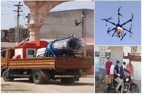 અમદાવાદ: કોરોના સામે કામગીરી, ગામોને સેનિટાઈઝ કરવા બાઇક, રીક્ષા, ટ્રક અને ડ્રોનનો ઉપયોગ