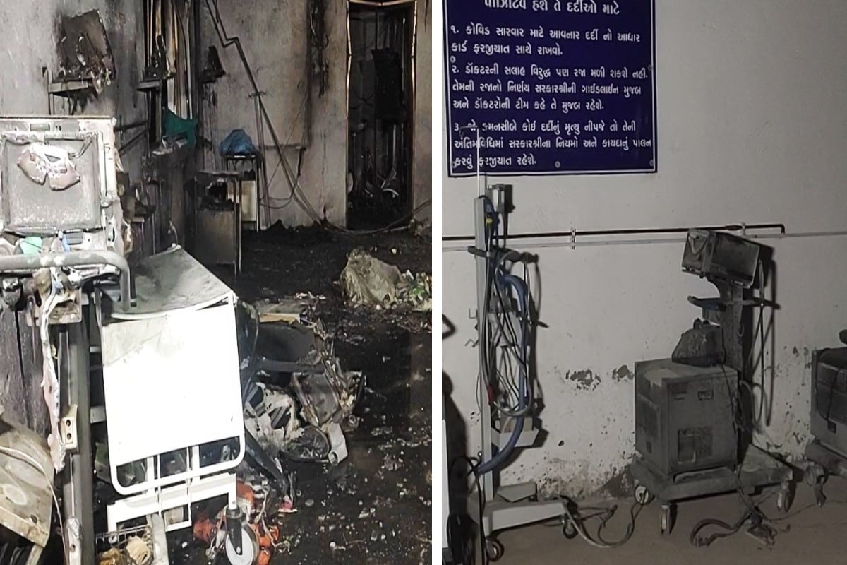 Bharuch welfare covid Hospital fire 16 died including Patient nurse jm– News18 Gujarati