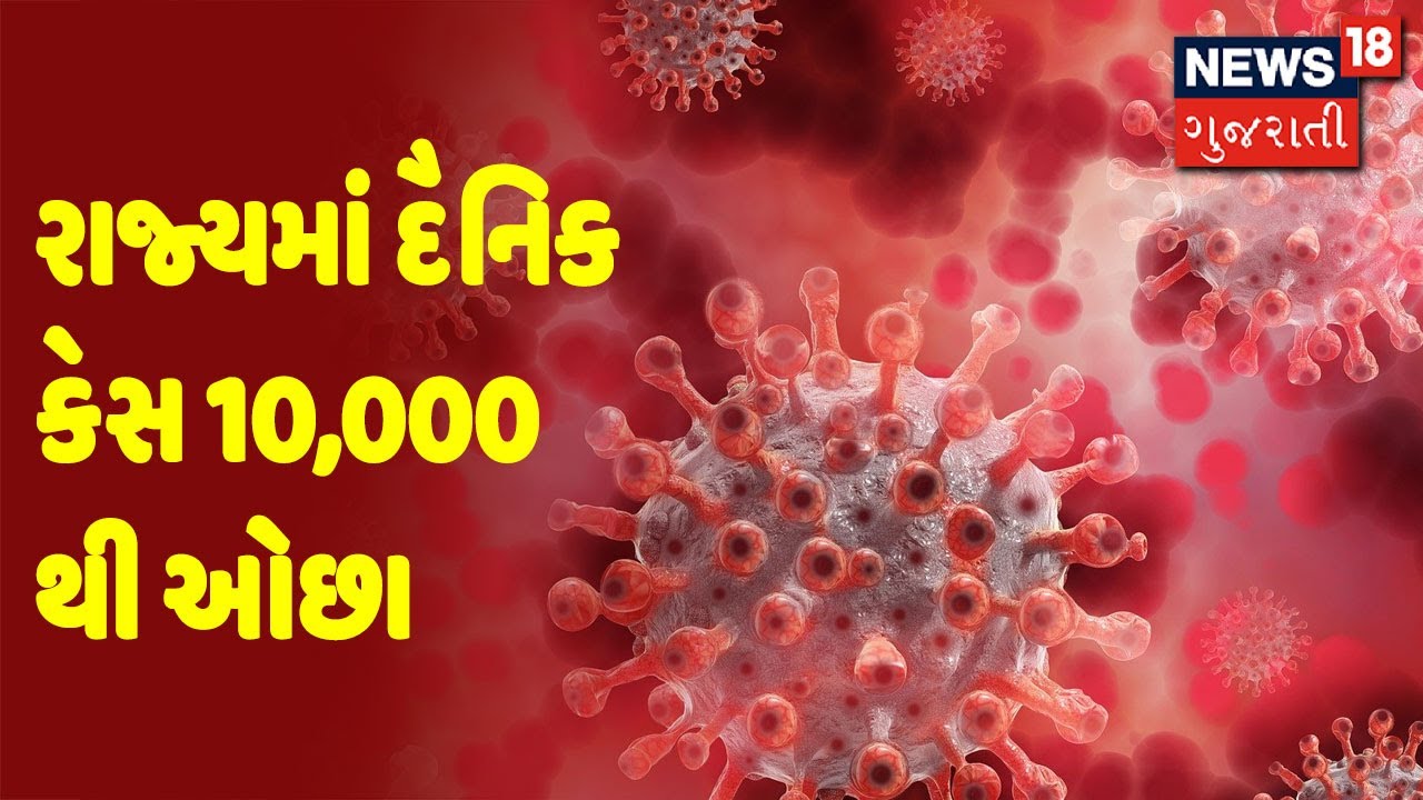 રાજ્યમાં કોરોનાના દૈનિક કેસ 10,000 થી પણ ઓછા