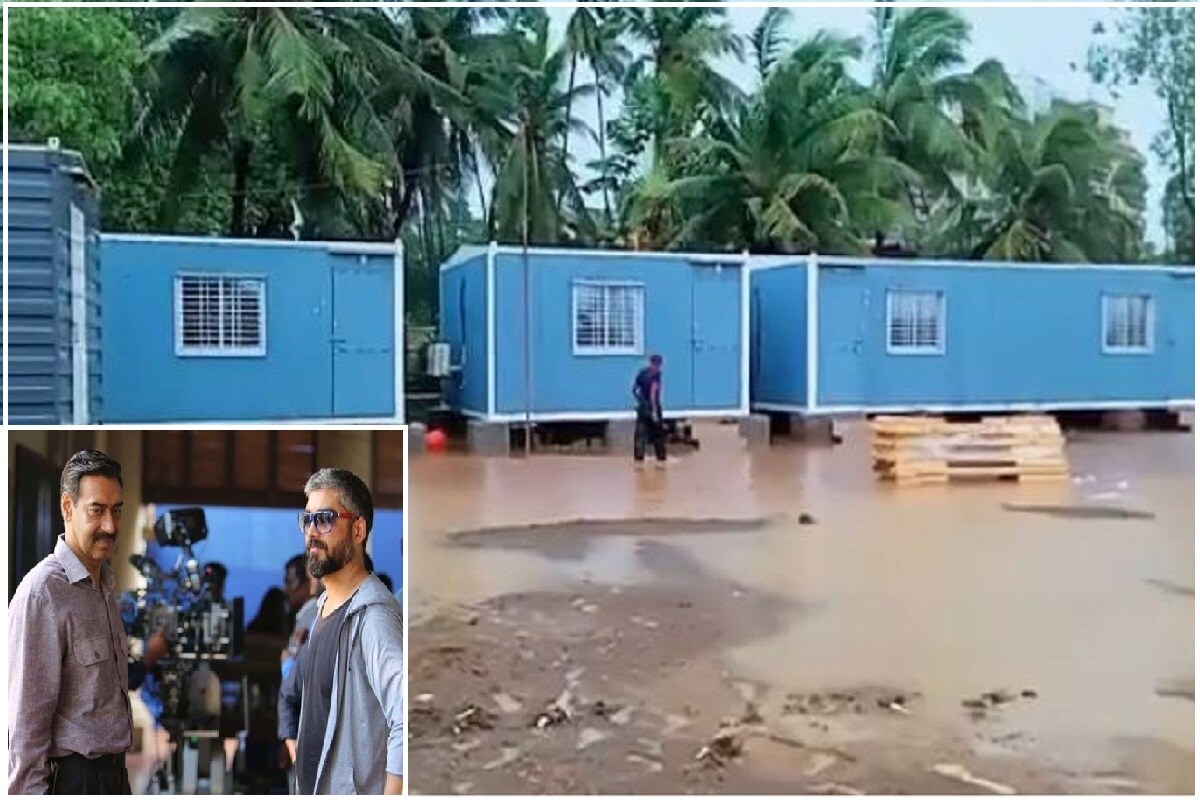 એન્ટરટેઇનમેન્ટ ડેસ્ક: ચક્રવાત ટાઉતે (Cyclone Tauktae) જ્યાંથી પસાર થયું ત્યાં બધે જ તબાહી મચાવી દીધી છે. જ્યાં એક તરફ ઘણાં બધા વૃક્ષો ધરાસાઇ થયા ત્યાં બીજી તરફ રોડ રસ્તા પર પાણી ભરાઇ ગયા. મુંબઇથી લઇ ગુજરાતનાં તટીય વિસ્તાર તમામ જગ્યાએ કોરોનાની અસર જોવા મળી છે. આવામાં બોલિવૂડ એક્ટર અજય દેવગણ (Ajay Devgn)ની ફિલ્મ મેદાન (Maidaan)નાં સેટ પર પણ ટાઉતેએ તબાહી ( Maidaan set destroyed by Tauktae cyclone) મચાવી દીધી છે. અજયની ફિલ્મનાં સેટ પર ટાઉતેને કારણે ભારે નુક્સાન થયુ છે. એન્ટરટેઇનમેન્ટ ડેસ્ક: ચક્રવાત ટાઉતે (Cyclone Tauktae) જ્યાંથી પસાર થયું ત્યાં બધે જ તબાહી મચાવી દીધી છે. જ્યાં એક તરફ ઘણાં બધા વૃક્ષો ધરાસાઇ થયા ત્યાં બીજી તરફ રોડ રસ્તા પર પાણી ભરાઇ ગયા. મુંબઇથી લઇ ગુજરાતનાં તટીય વિસ્તાર તમામ જગ્યાએ કોરોનાની અસર જોવા મળી છે. આવામાં બોલિવૂડ એક્ટર અજય દેવગણ (Ajay Devgn)ની ફિલ્મ મેદાન (Maidaan)નાં સેટ પર પણ ટાઉતેએ તબાહી ( Maidaan set destroyed by Tauktae cyclone) મચાવી દીધી છે. અજયની ફિલ્મનાં સેટ પર ટાઉતેને કારણે ભારે નુક્સાન થયુ છે.