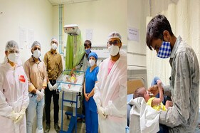 અમદાવાદઃ અઢી કિલો વજની કોરોનાગ્રસ્ત બાળકી ઉપર 'ટ્રેકિઓ-ઇસોફૅગલ ફિસ્યુલા'ની સફળ સર્જરી થઈ