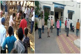 પંચમહાલઃ 'ઓ માડી.., ઓ મા..', યુવક અને પરિણીતાને ઝાડ સાથે બાંધીને આપી તાલિબાની સજા, જુઓ નિર્દયતાનો video