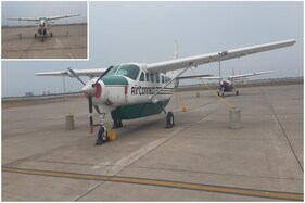 tauktae effect: સુરતમાં પ્લેનને વાવાઝોડામાંથી ઉડી જતા બચાવવા બાંધ્યા 800 કિલોના વજનીયા