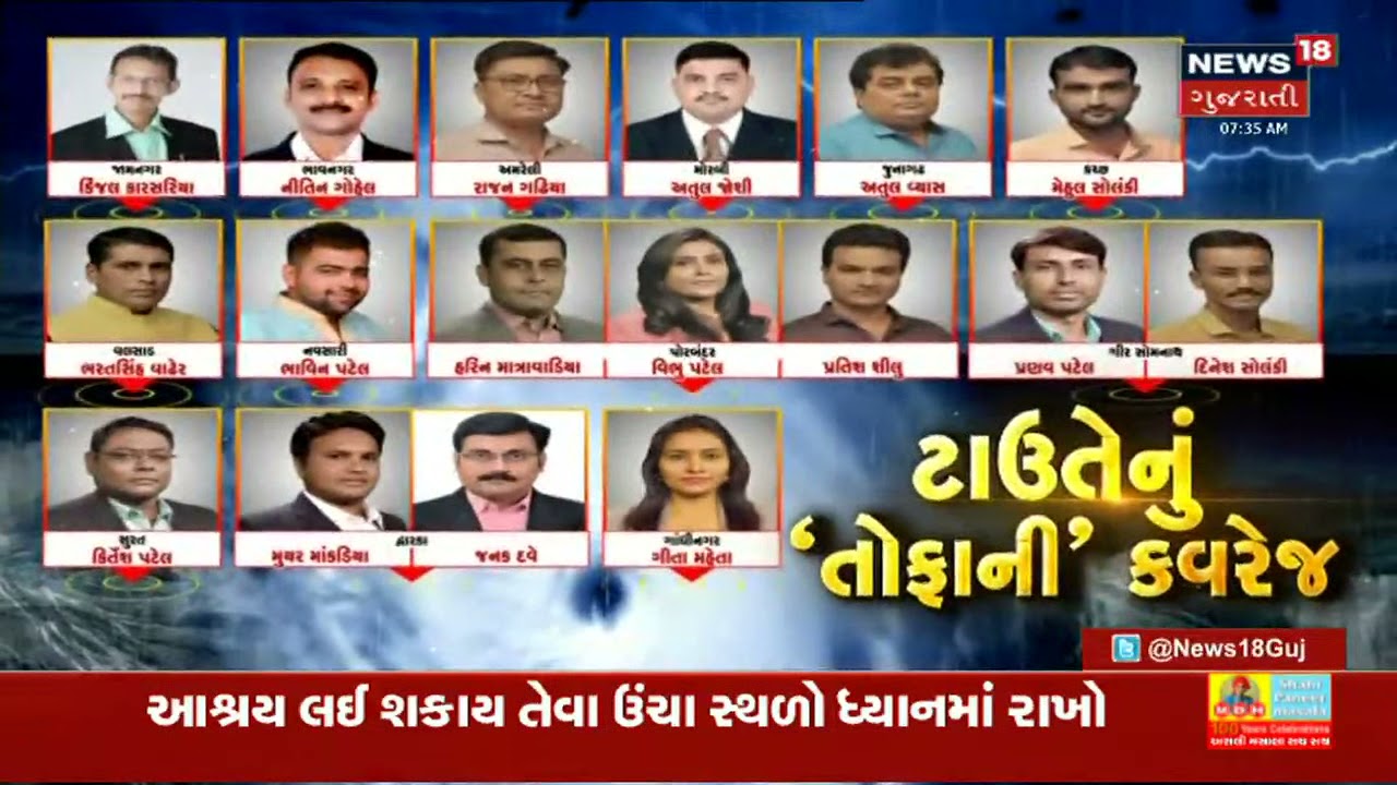 Cyclone Update | Diu થી 260 KM દુર 'Tauktae'