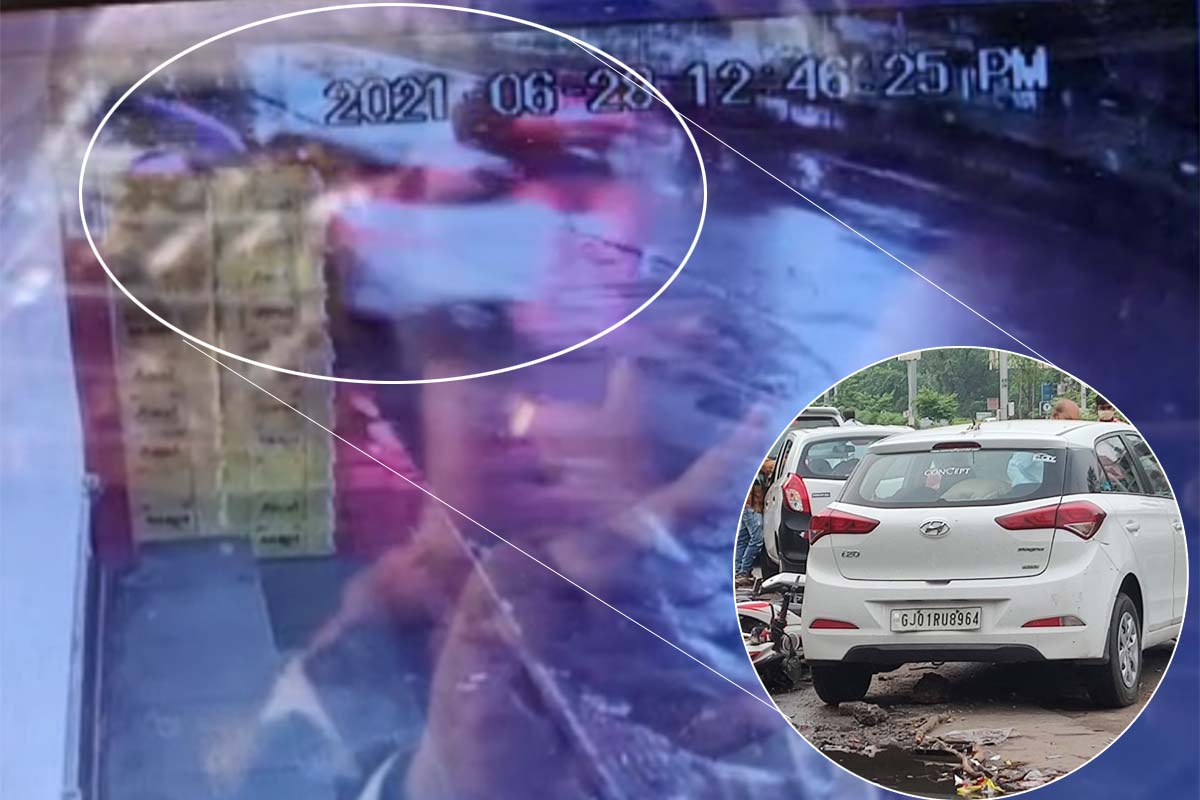અમદાવાદ હિટ એન્ડ રન: જુઓ Exclusive CCTV ફૂટેજ; બે કાર વચ્ચે લાગી હતી રેસ